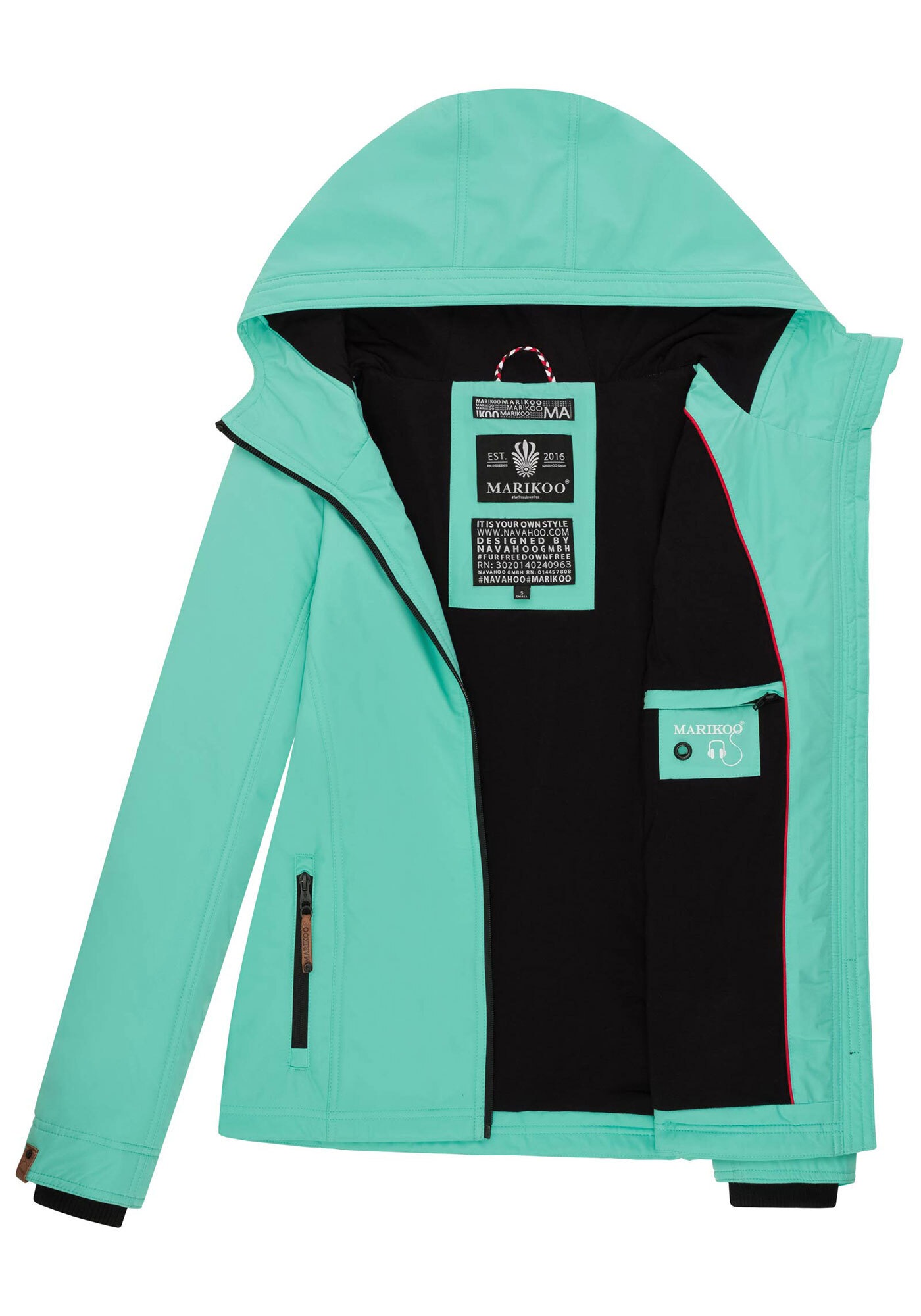 Marikoo Outdoorjacke »Marikoo Brombeere Damen Jacke B862«