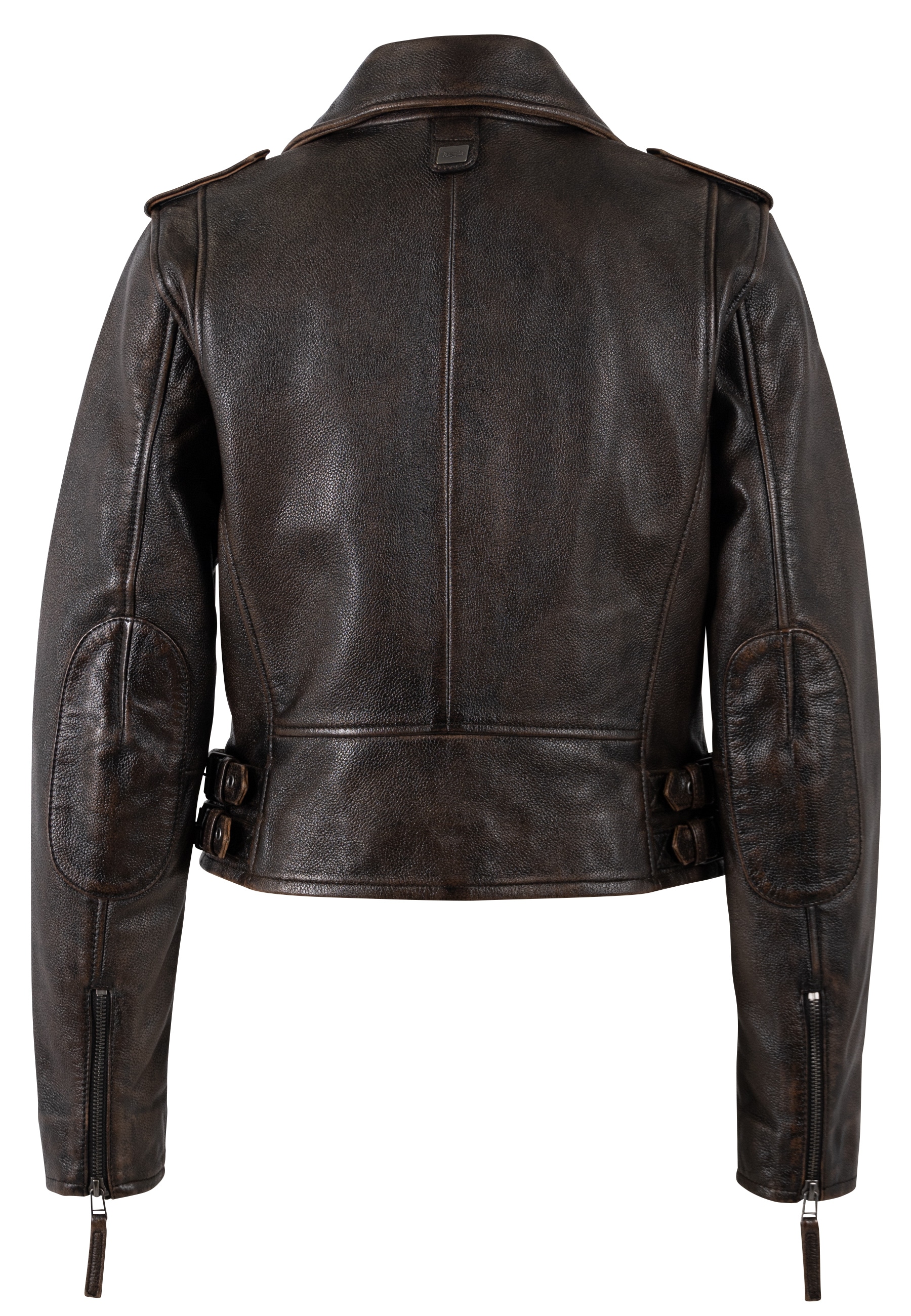 Mauritius Lederjacke »MWKatica« mit Reverskragen, Vintage-Optik