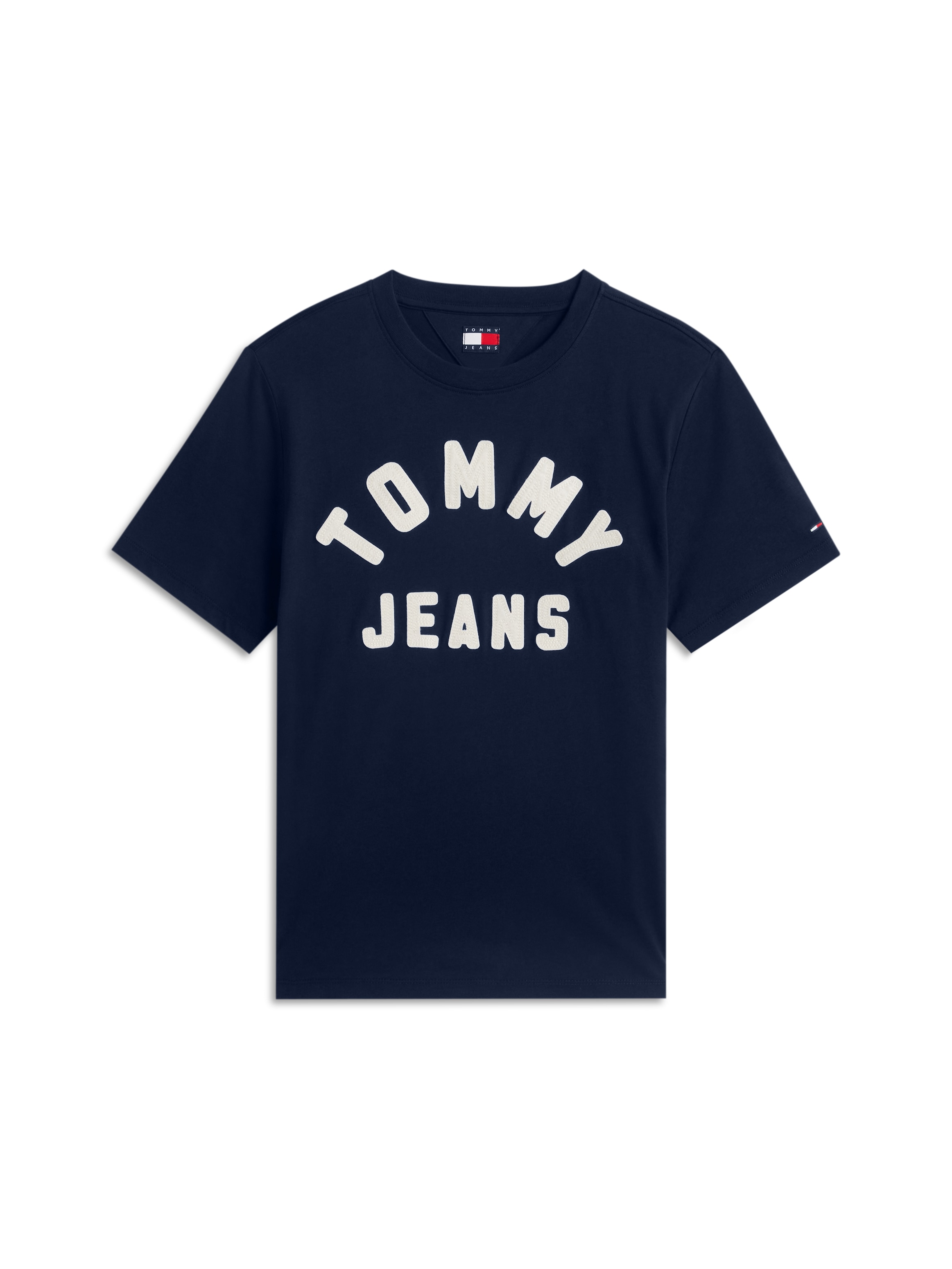 Tommy Jeans Rundhalsshirt »TJW RLX TOMMY ARCH TEE« Baumwolle,  relaxed fit
