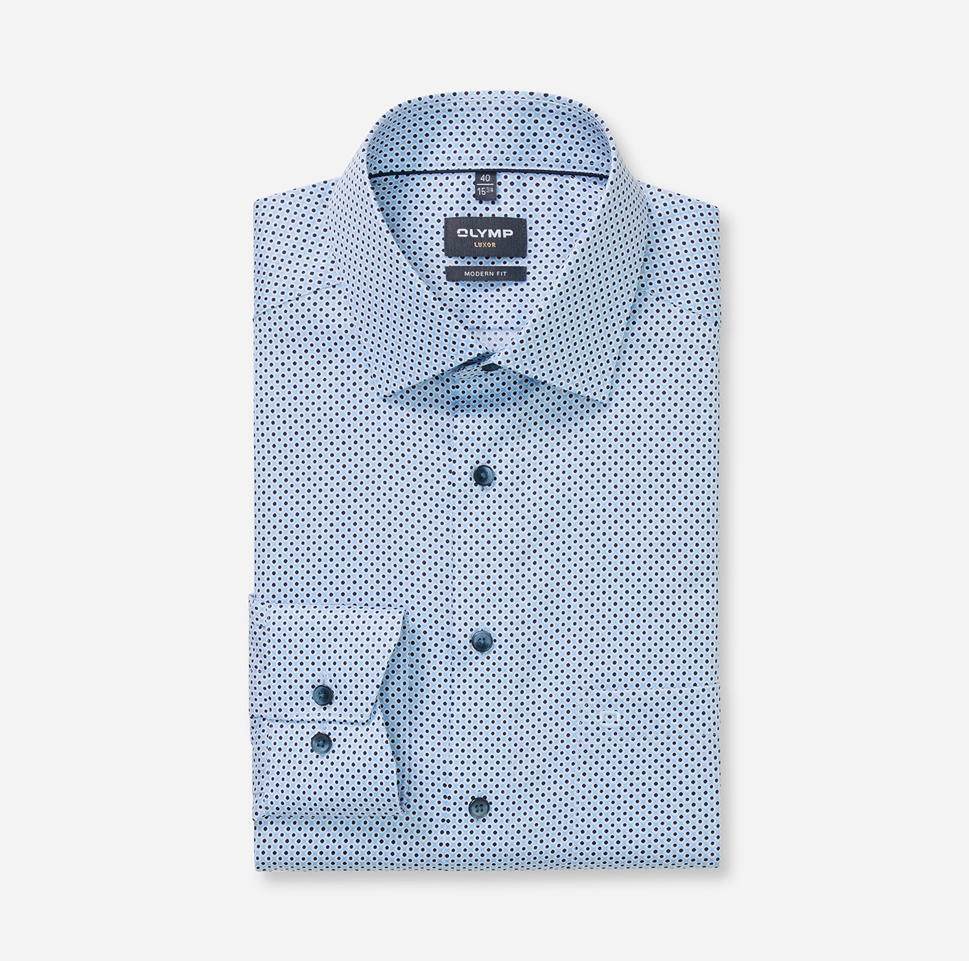 OLYMP Langarmhemd »Luxor« Businesshemd, comfort fit, New-Kentkragen, extra langer Arm