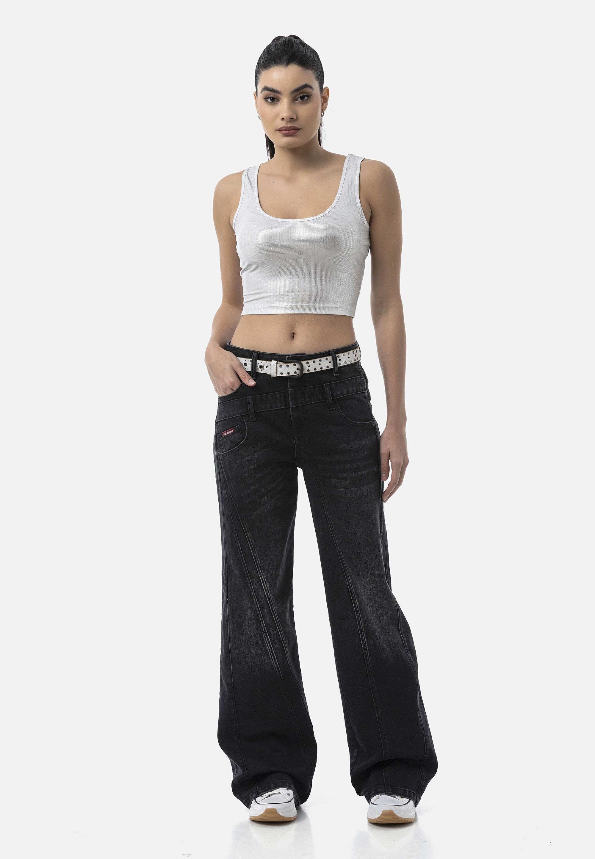 Cipo & Baxx Regular-fit-Jeans »WD547« im 5-Pocket-Style