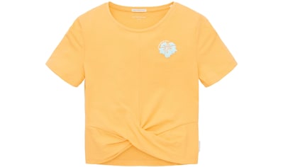 ♕ T-Shirt bei und KangaROOS Rücken »Schleife«, offenem Zierschleife mit