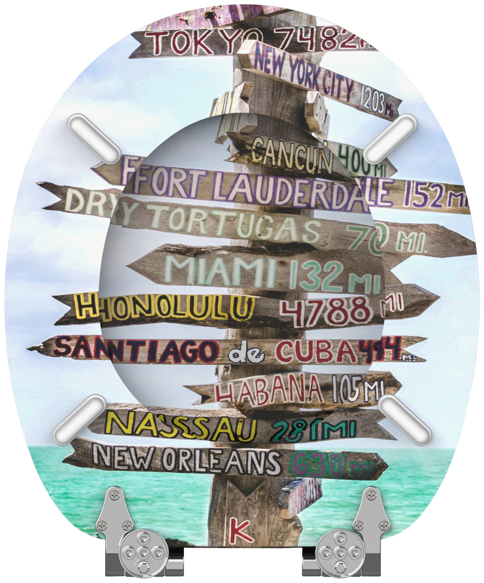 Sanilo WC-Sitz »Key West«, mit Absenkautomatik