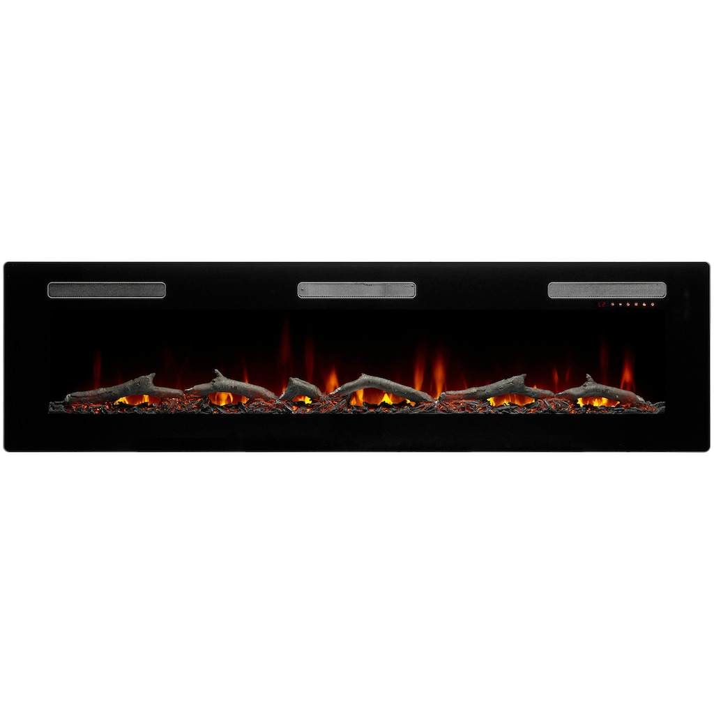 Dimplex Elektrokamin »Sierra 72"«, schwarz,mit Heizung, Fernbedienung, App, Optiflame® Flammeneffekt