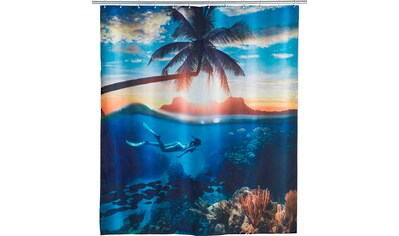 WENKO Duschvorhang »Underwater«, Breite 180 cm, Höhe 200 cm, Polyester, waschbar kaufen