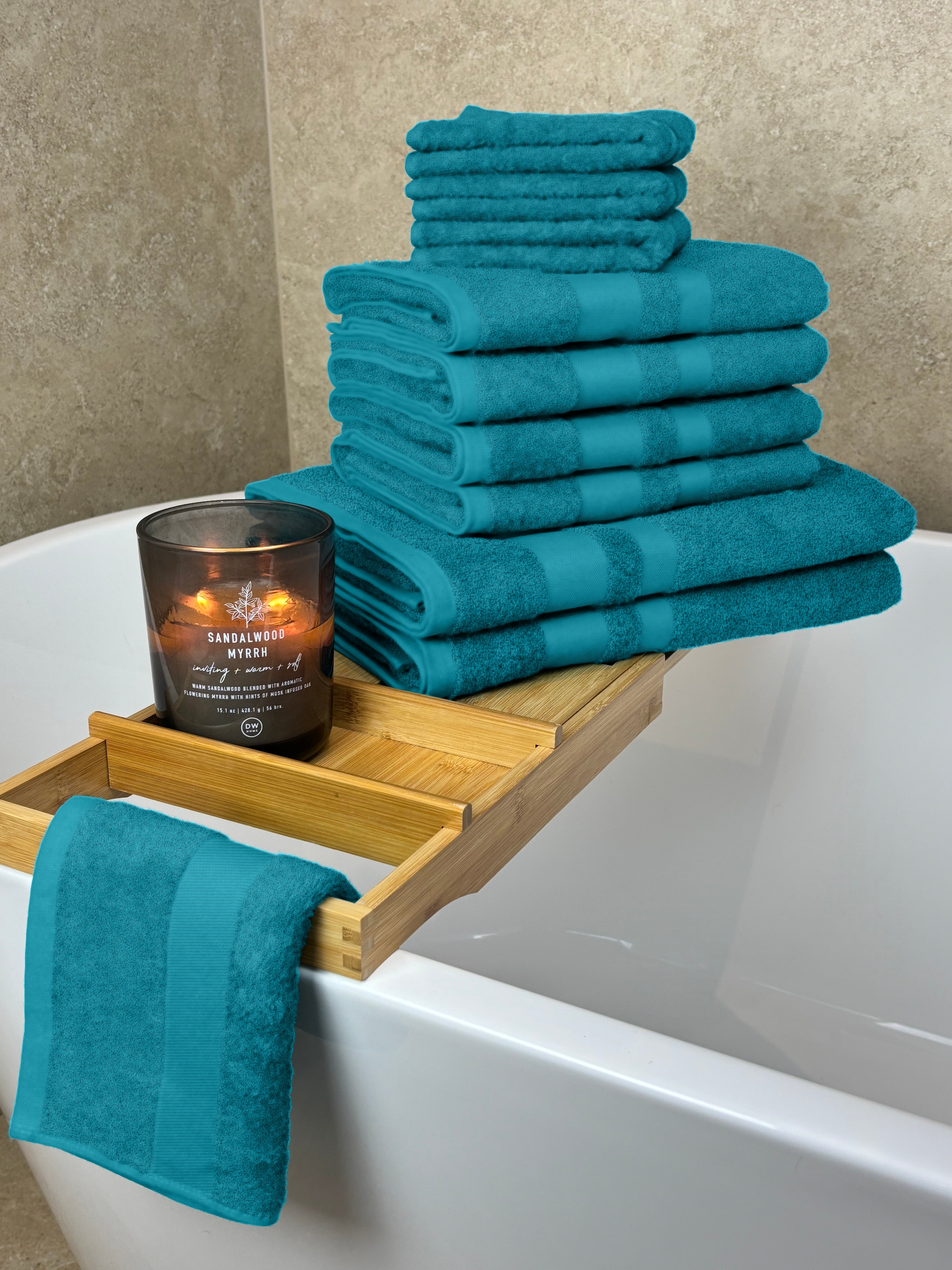 my home Handtuch Set »Vanessa, 10-tlg Handtuch-Set, in Standard- und Premium-Qualität, weich« Set 100% Baumwolle, Duschtücher, Handtücher, Gästetücher, mit Bordüre