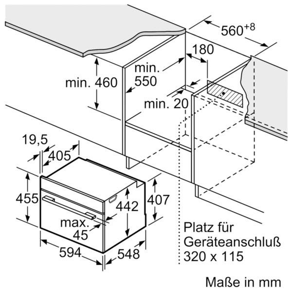 Mikrowelle »CM633GBS1«, Garantie 3 mit SIEMENS mit XXL CM633GBS1 Backofen Jahren