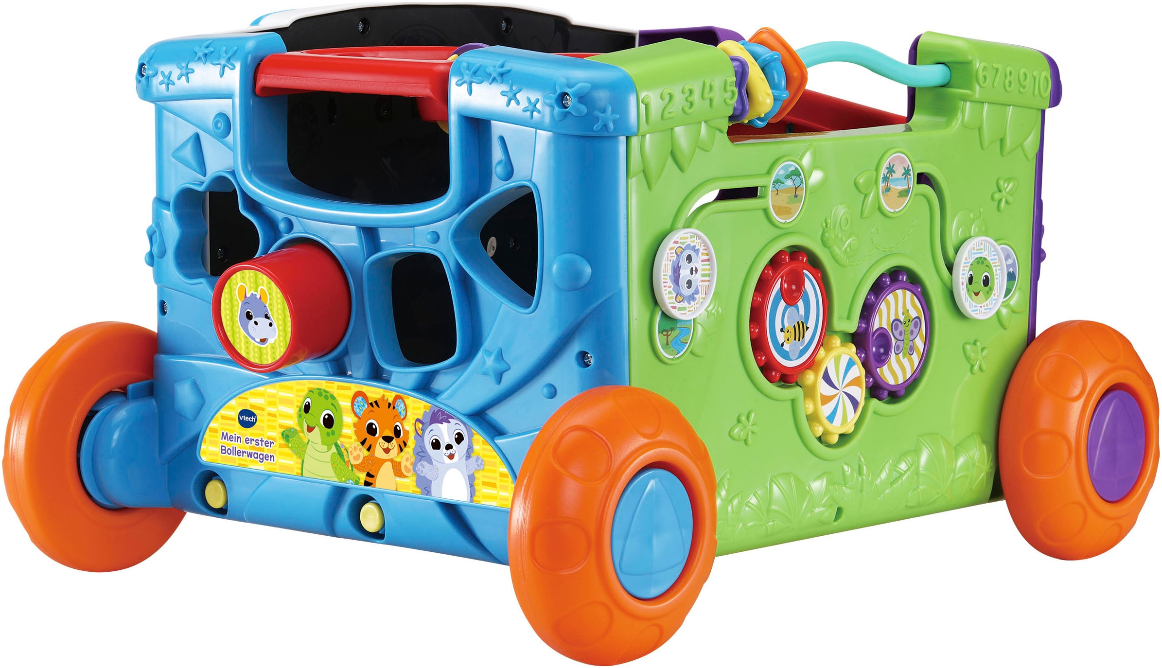 Vtech® Lernspielzeug »Mein erster Bollerwagen«, mit Licht- und Soundeffekt