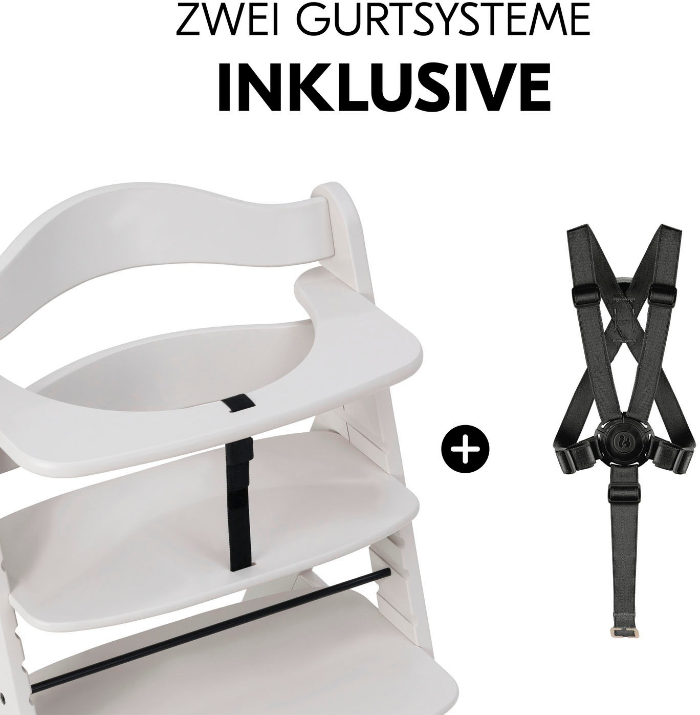 Hauck Hochstuhl »Alpha+, Creme«, FSC® - schützt Wald - weltweit