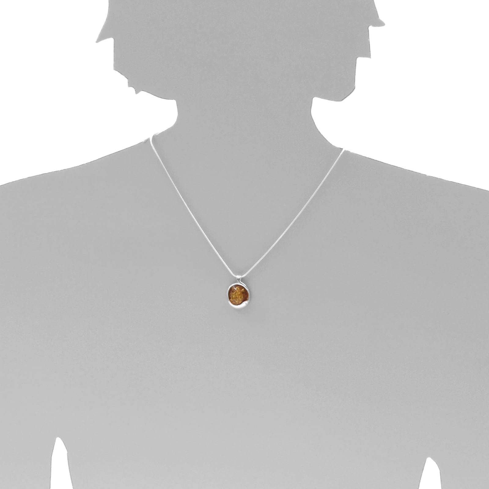 OSTSEE-SCHMUCK Kette mit Anhänger »- Ragna - Silber 925/000 - Bernstein«