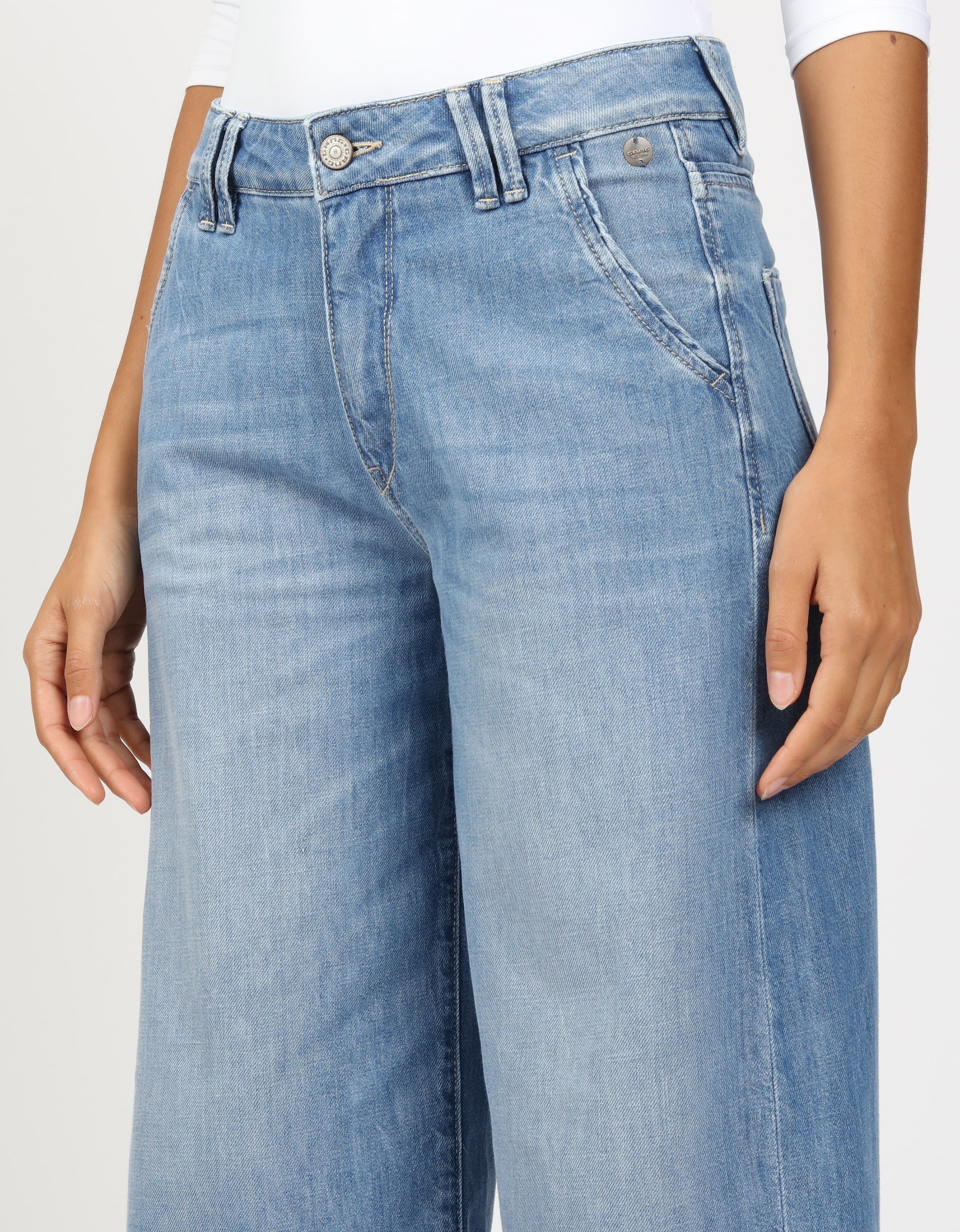 GANG 3/4-Jeans »94MONA CULOTTE«, mit weitem Bein