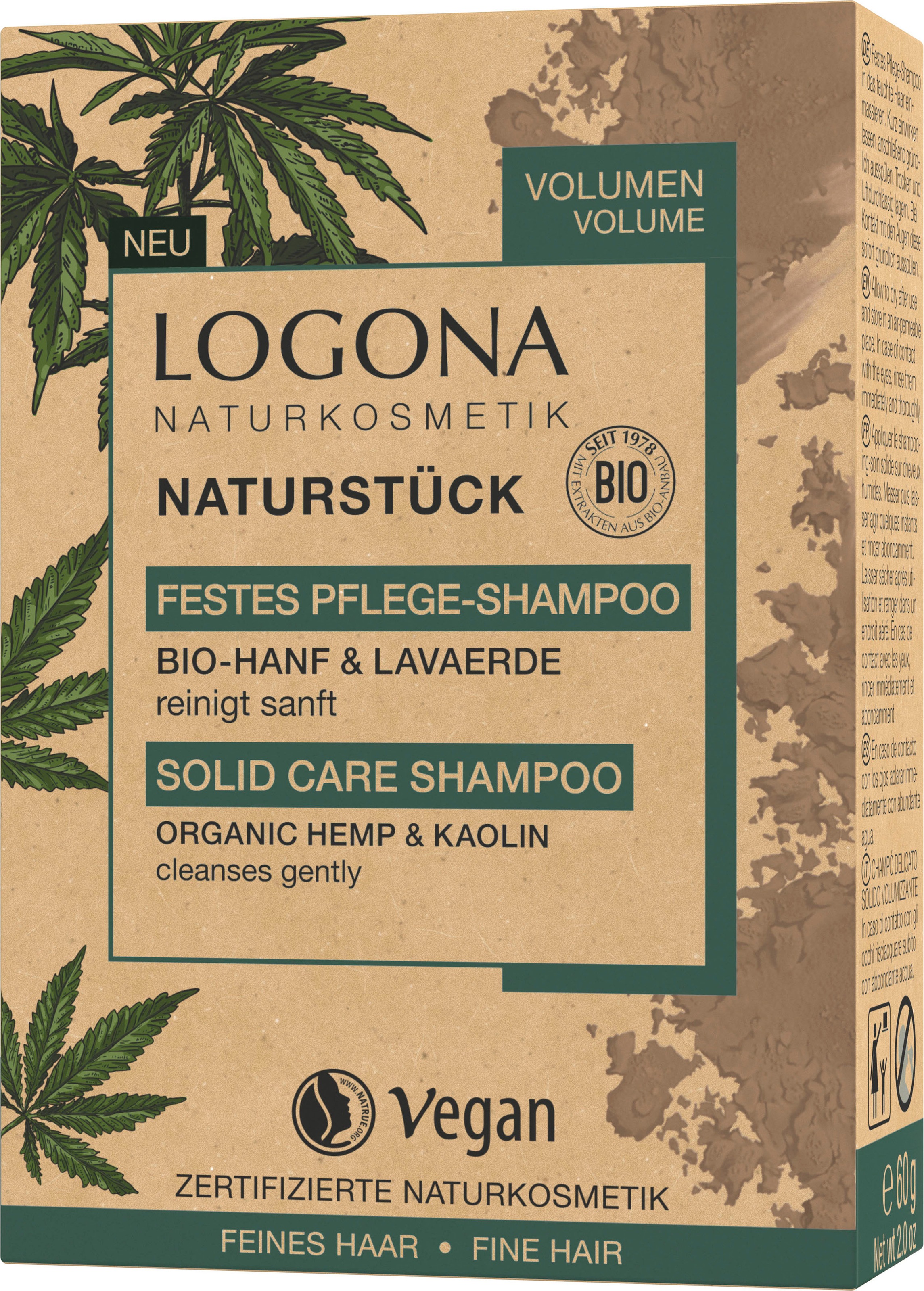 LOGONA Haarshampoo, Festes Shampoo Hanf & Lavaerde online bestellen |  UNIVERSAL