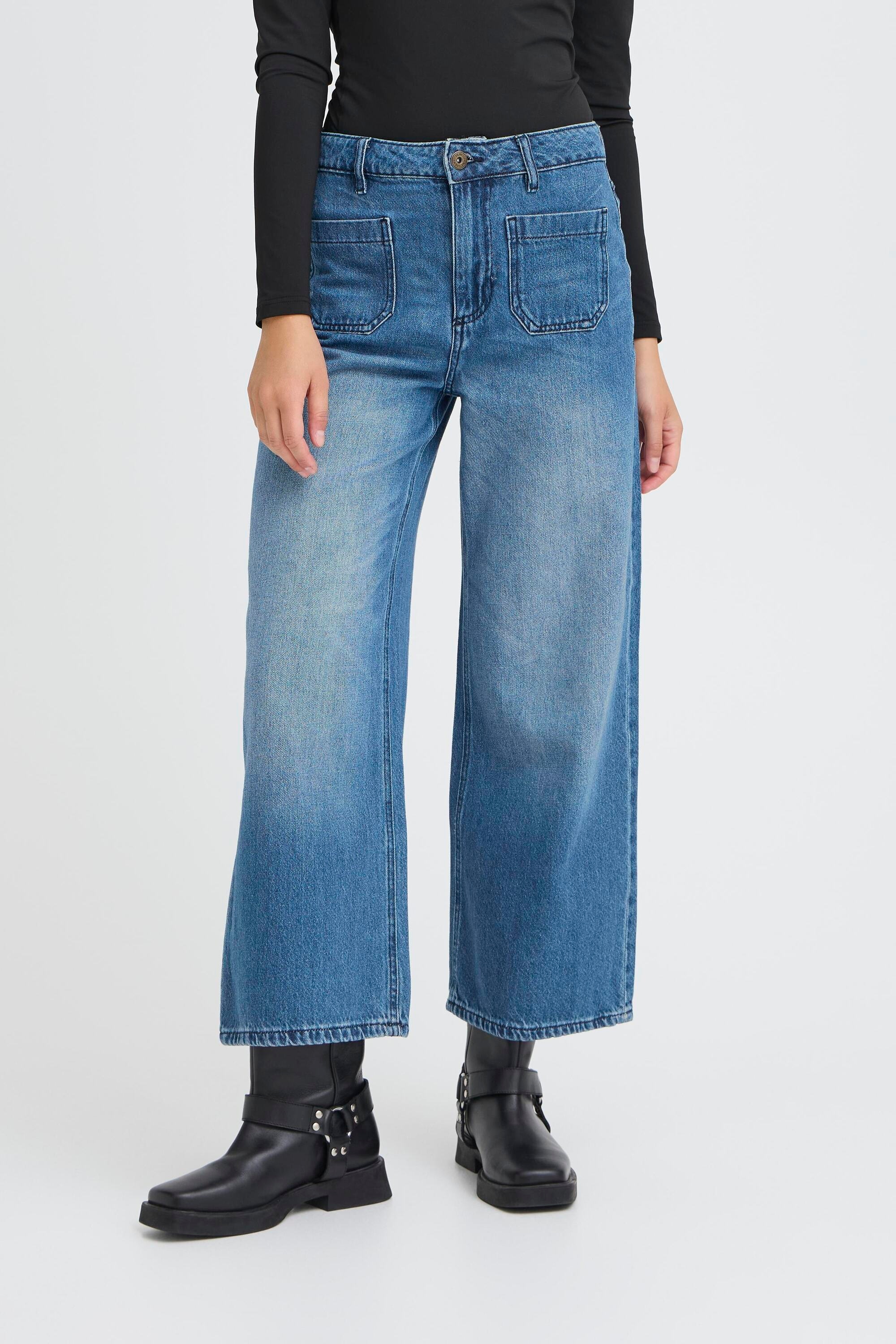 Ichi Weite Jeans »Damen Casual Hose IHPAMMY«