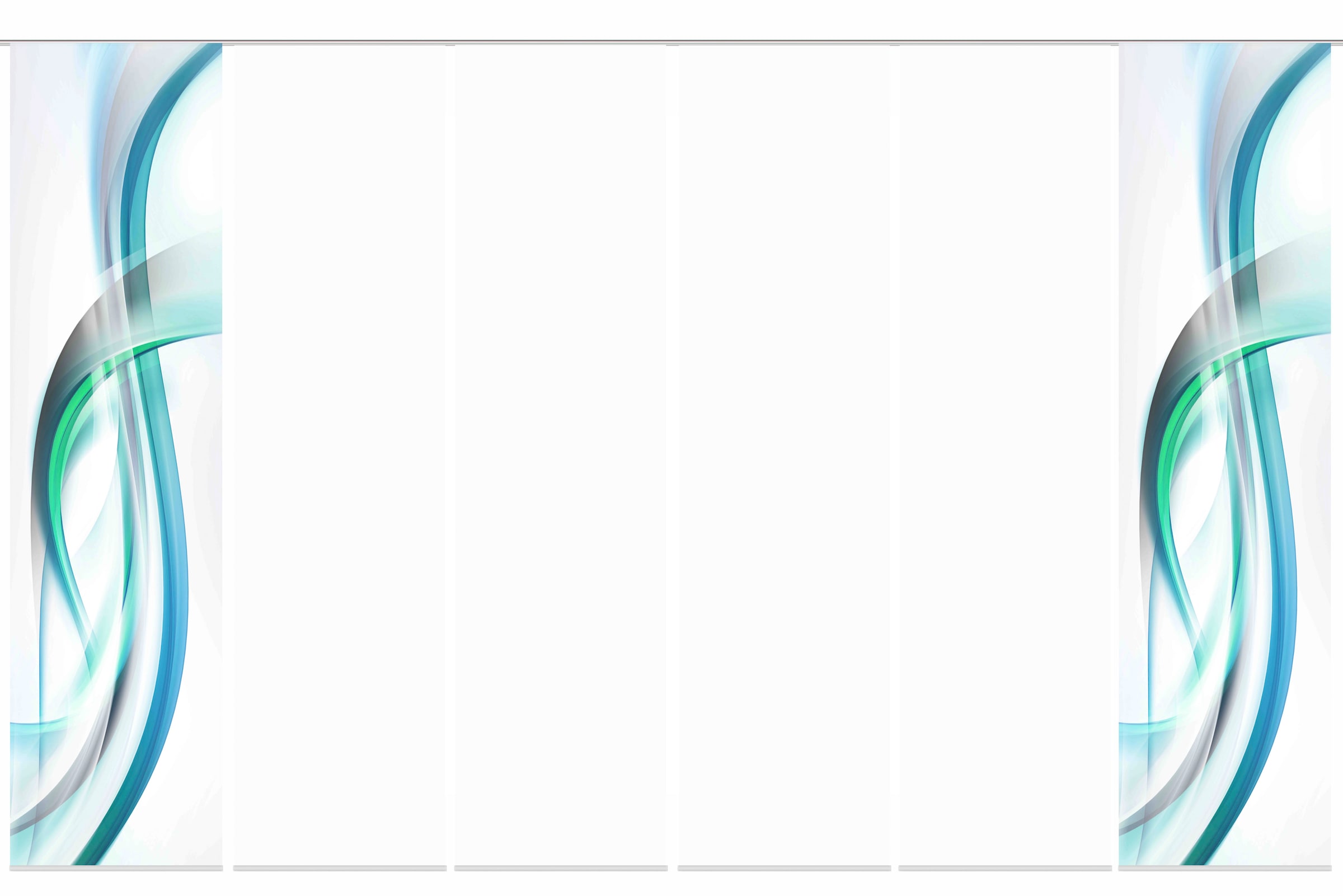 HOME WOHNIDEEN Schiebegardine »FALA« Paneelwagen 6 Stk. tlg. Schiebevorhang Digi 6er Set FALA BEERE