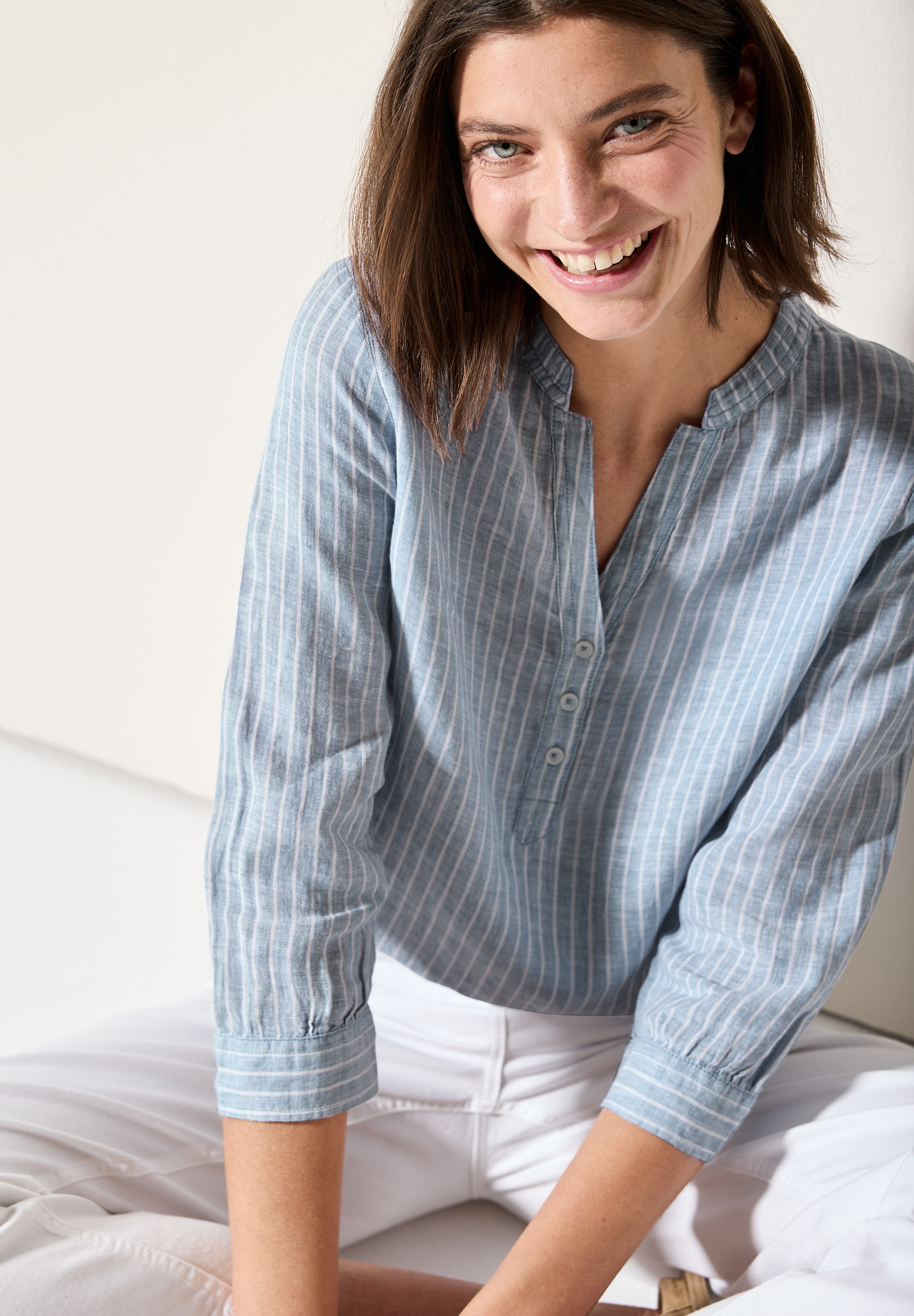 Cecil Schlupfbluse, im Streifen-Look