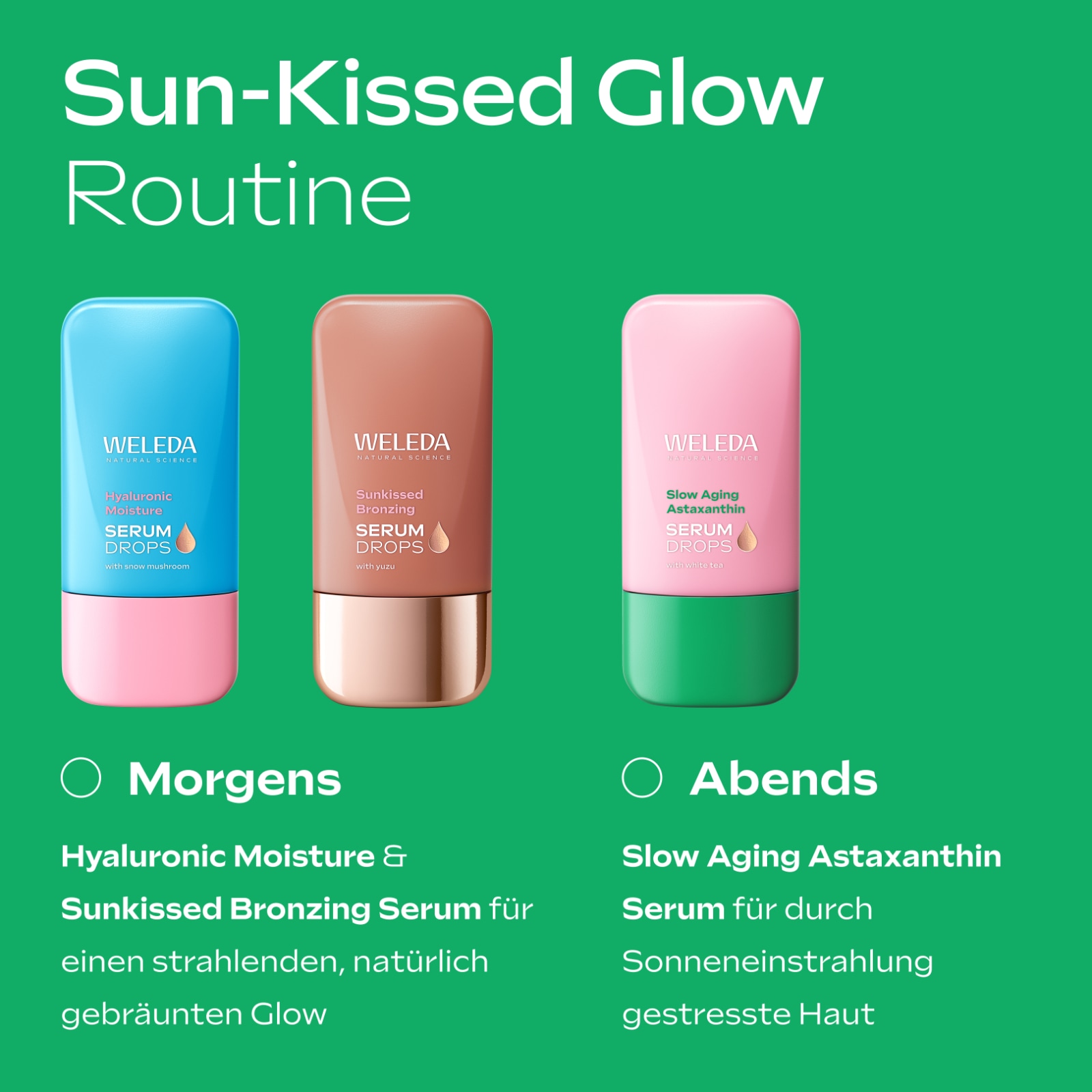 WELEDA Gesichtsserum »Slow Aging Astaxanthin Serum« antioxidative Power gegen erste Fältchen – für sichtbar glattere Haut