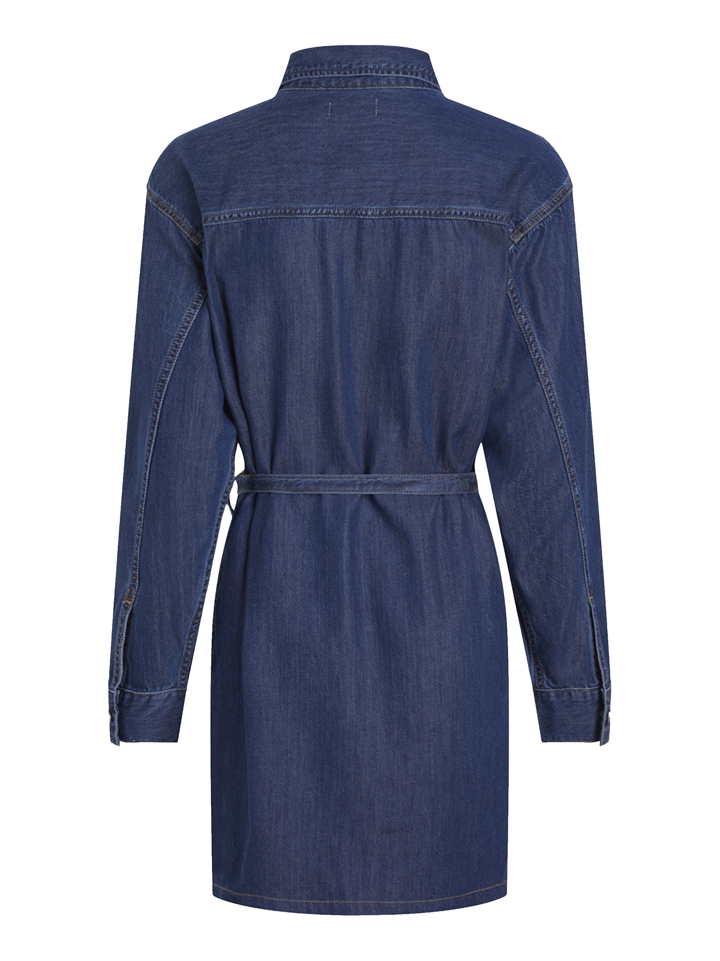 Calvin Klein Jeans Jeanskleid »BELTED TENCEL DENIM SHIRT DRESS«, mit Logostickerei