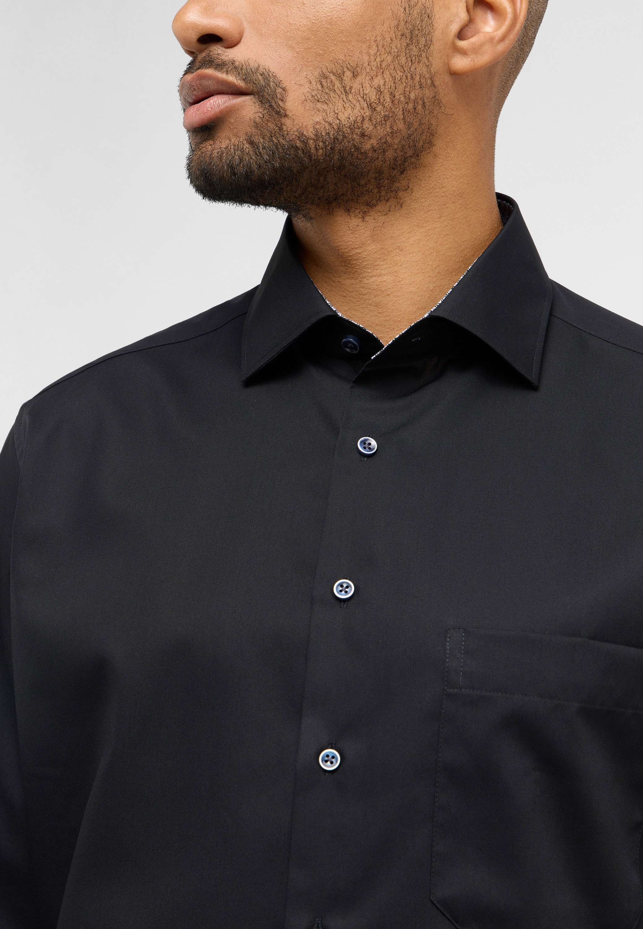 Eterna Langarmhemd »COMFORT FIT«, NON IRON (bügelfrei)
