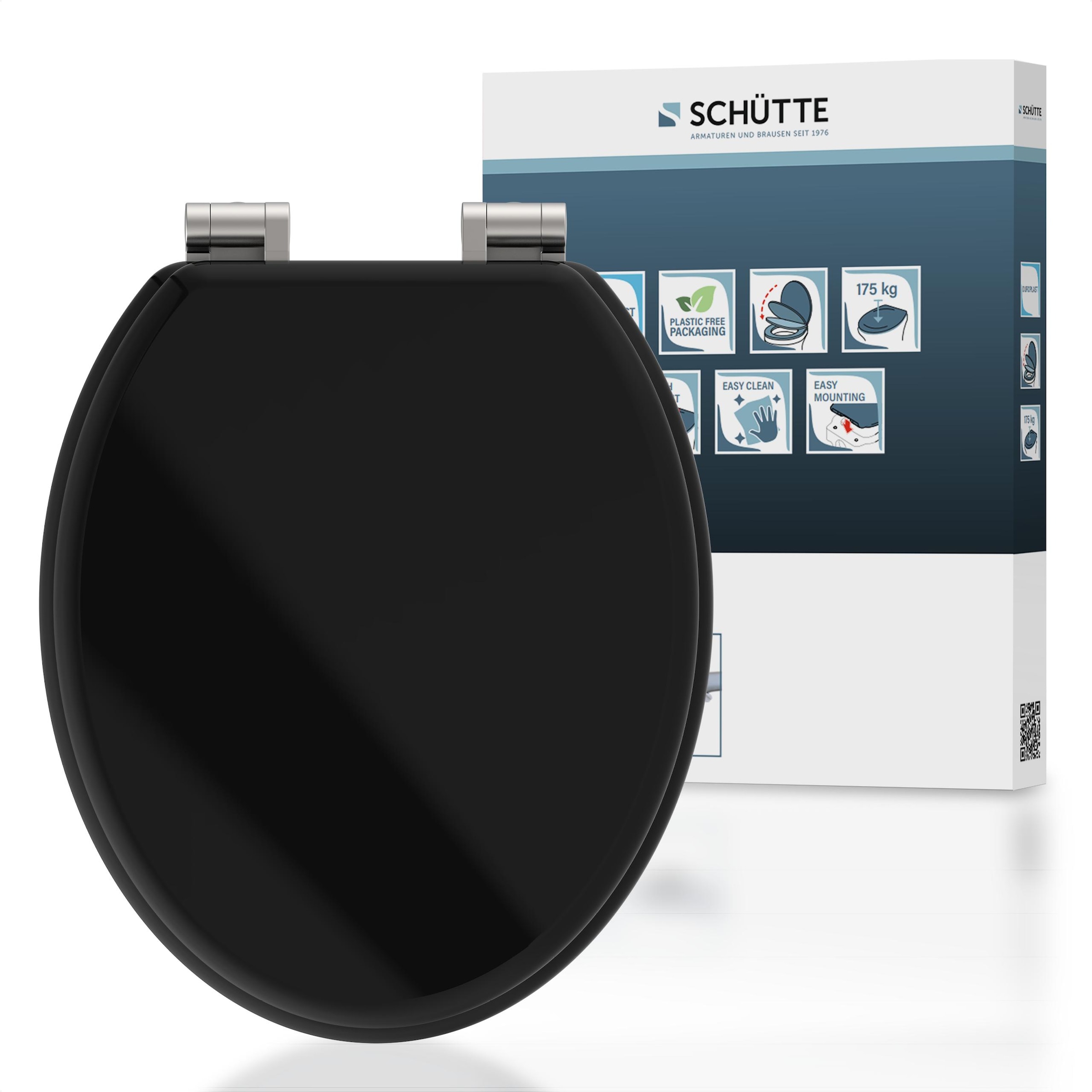 Schütte WC-Sitz "SPIRIT" mit Absenkautomatik und MDF-Holzkern