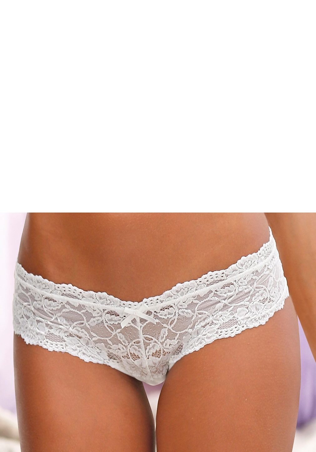 Vivance Panty Packung, 2 Stück,  aus elastischer Spitze, sexy Dessous