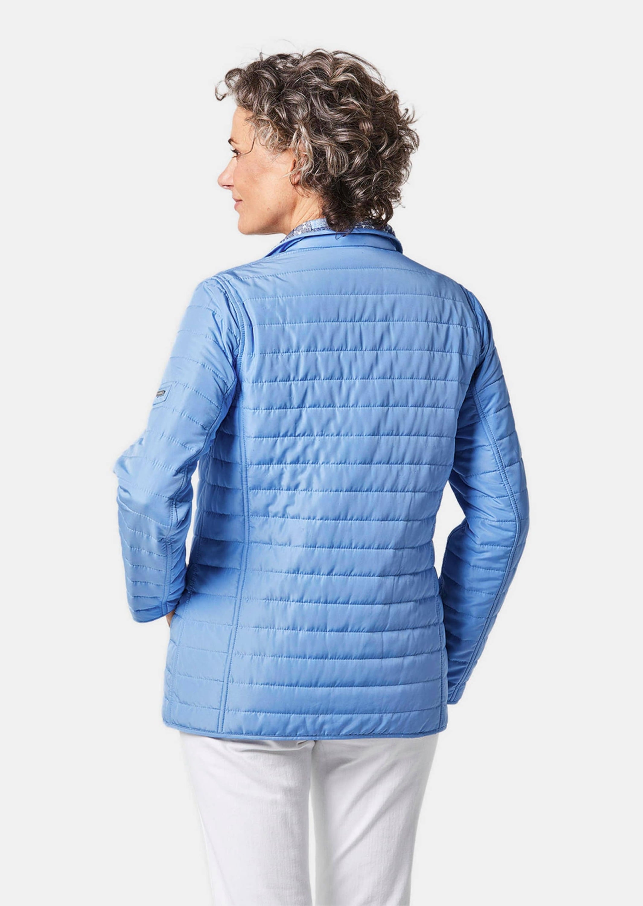 GOLDNER Steppjacke »Kurzgröße Leichte Druck-Steppjacke zum wenden« Jacke kann von 2 Seiten getragen werden