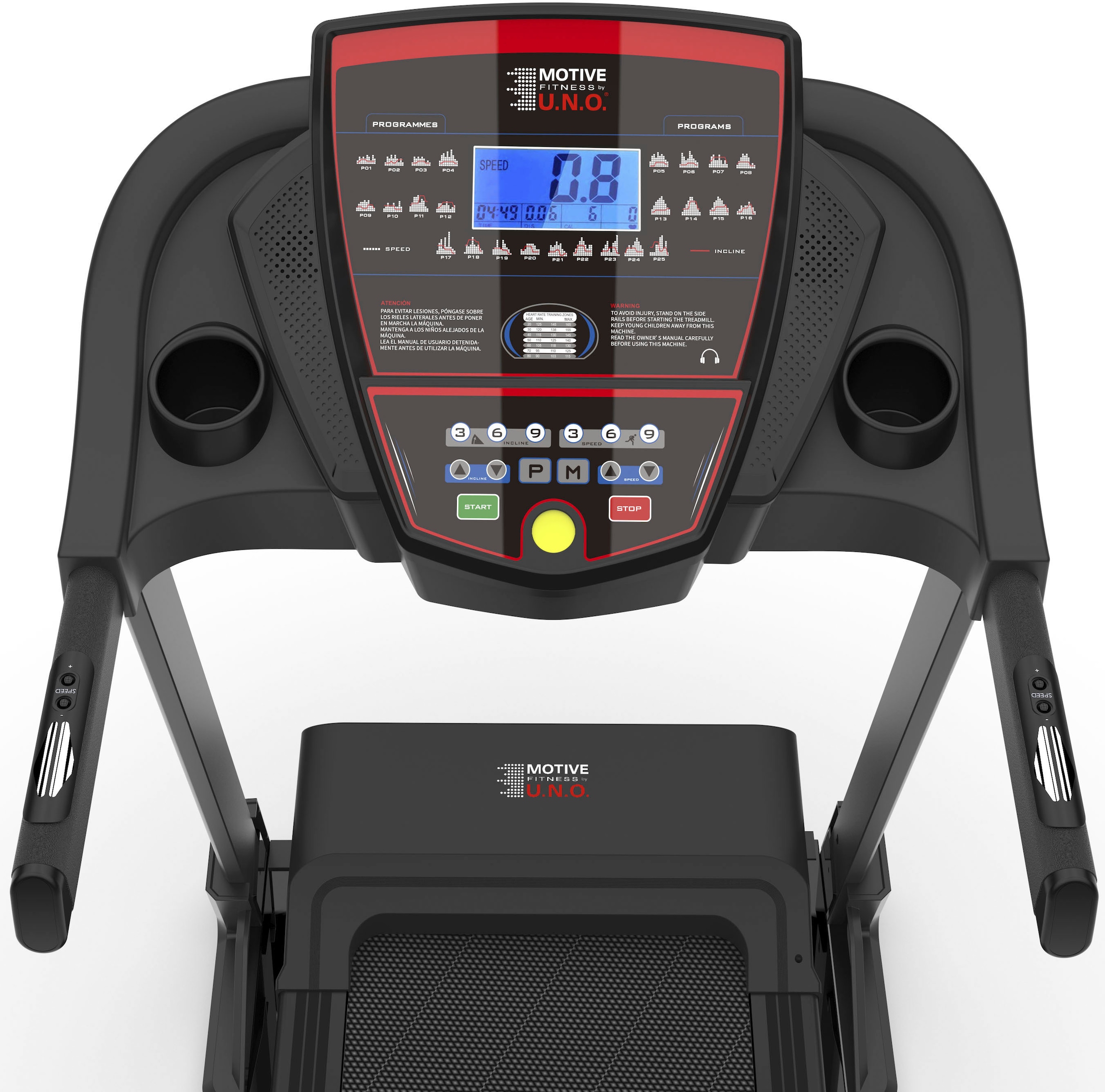 MOTIVE FITNESS by U.N.O. Laufband »Speedmaster 2.0« bis max. 16 km/h, klappbar, 120 kg max. Benutzergewicht