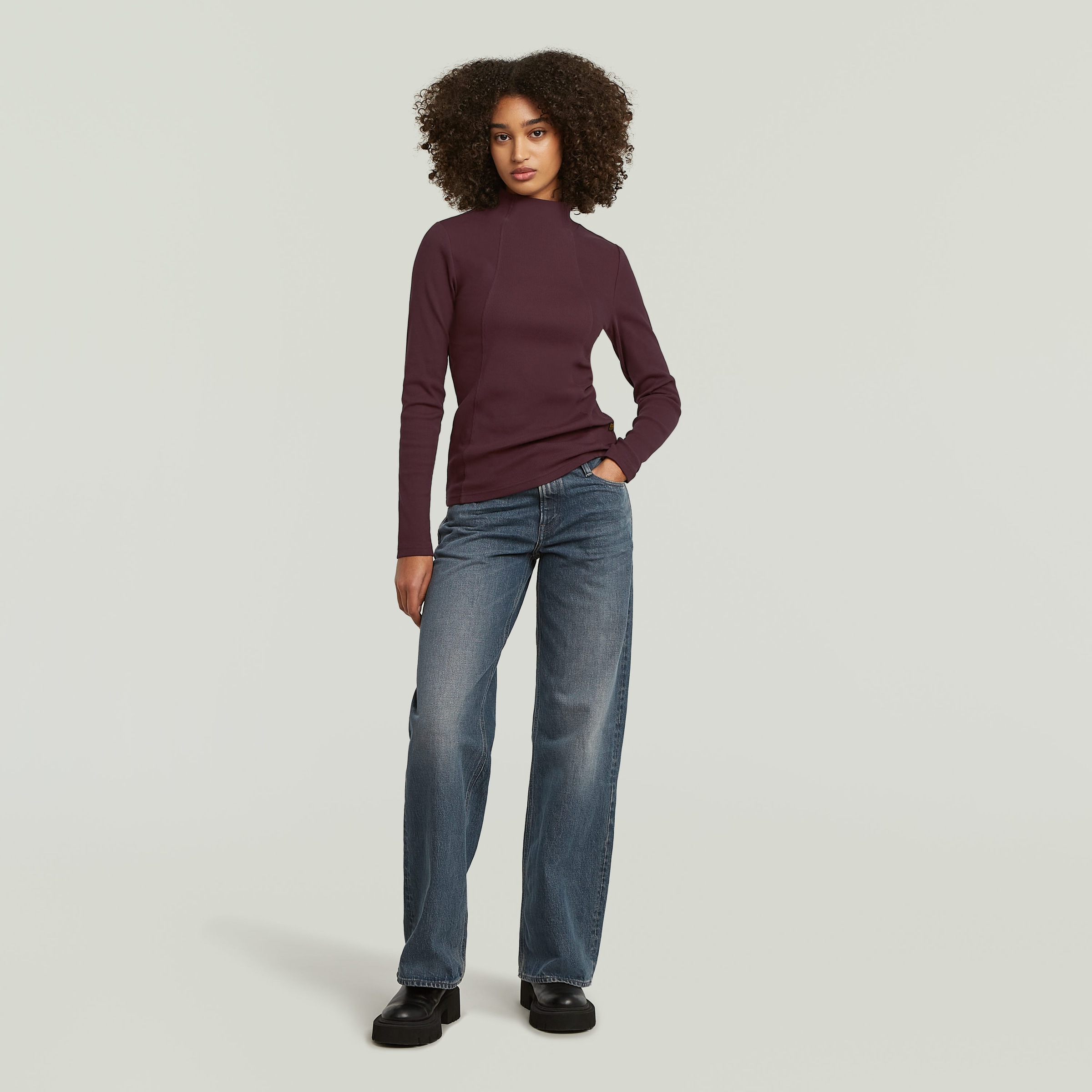 G-STAR Loose-fit-Jeans »Judee Loose Wmn«, mit innenliegender Münztasche