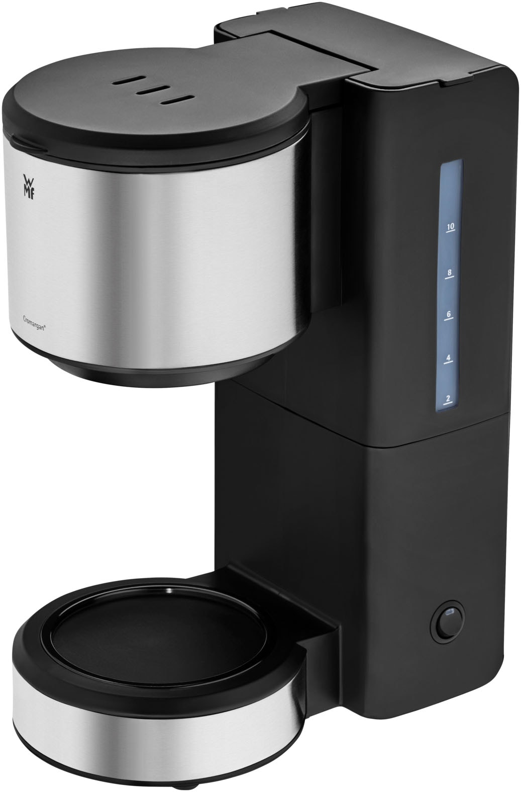 WMF Filterkaffeemaschine »Stelio Aroma« 1,25 l Kaffeekanne Papierfilter 1x4 10 Tassen, Warmhaltefunktion, Abschaltautomatik, Cromargan, 1000 Watt