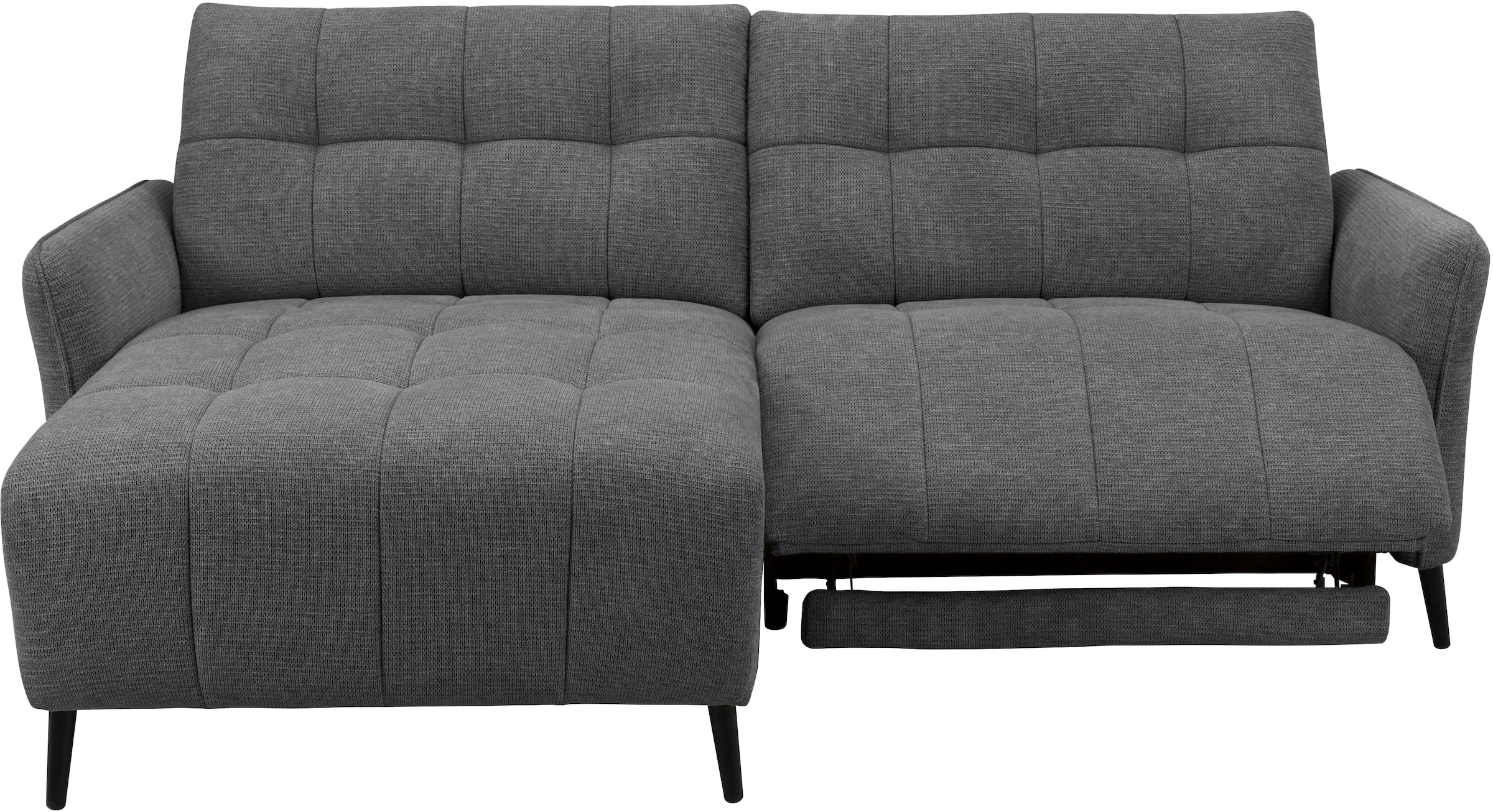 INOSIGN Ecksofa »DENIO 3-Sitzer, L-Form (Breite 209cm), elektr. Relaxfunktion, USB-A/C« Liegefunktion durch Recliner, Federkernpolsterung