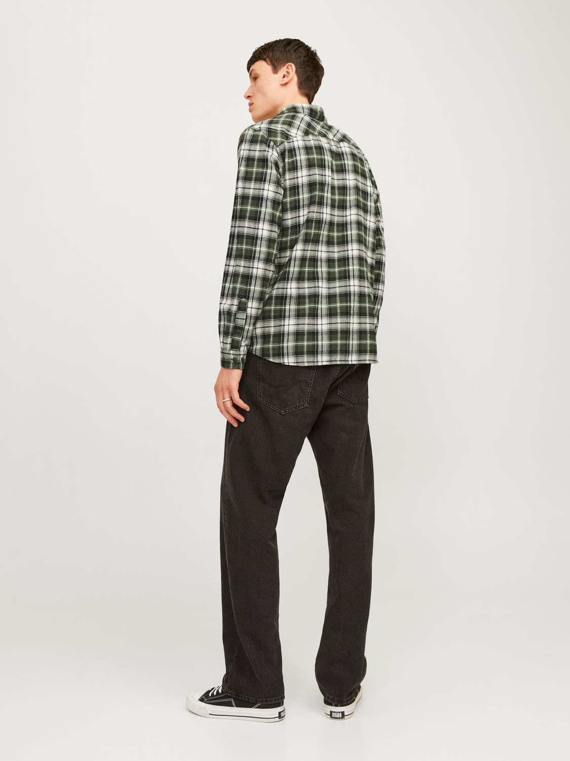 Jack & Jones Langarmhemd »JJJOSHUA FALL FLANNEL SHIRT LS«