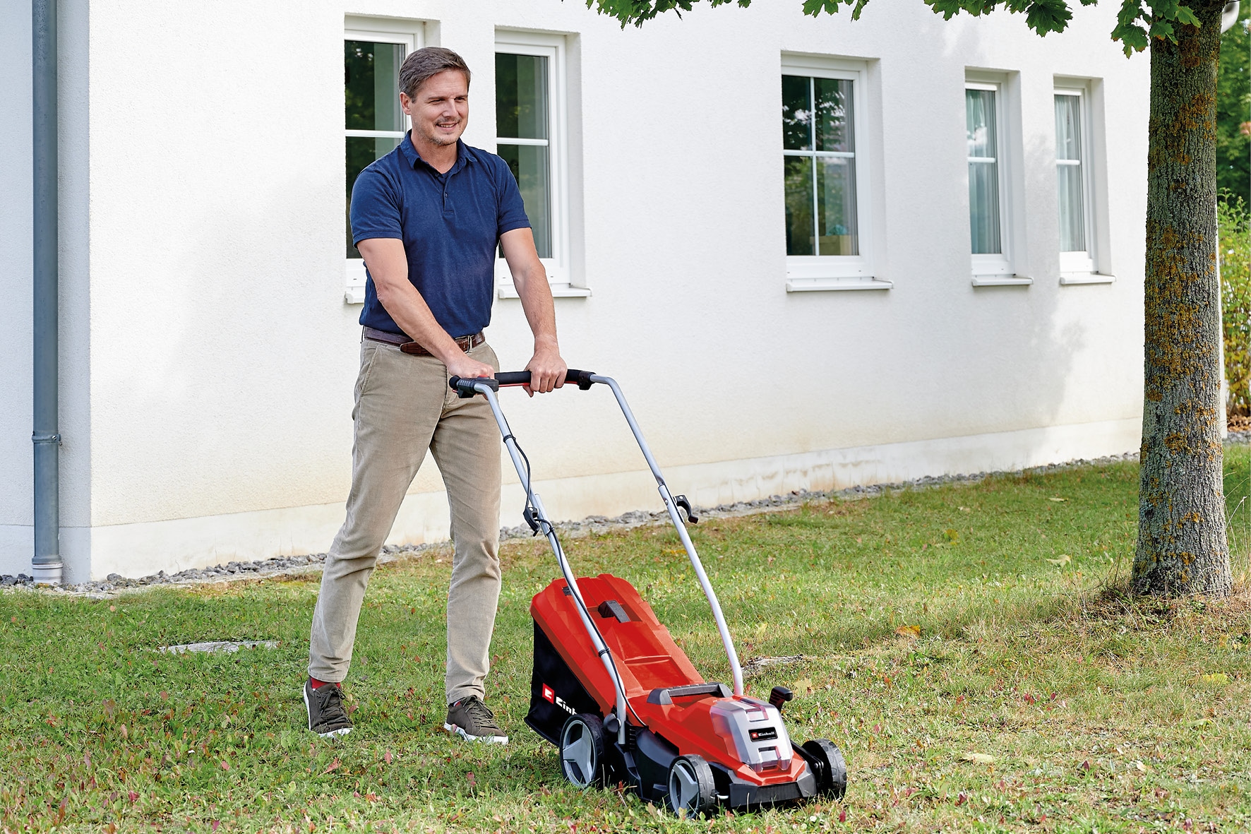 Einhell Akkurasenmäher »GE-CM 18/33 Li SET« mit Akku 18V/4,0 Ah und Ladegerät