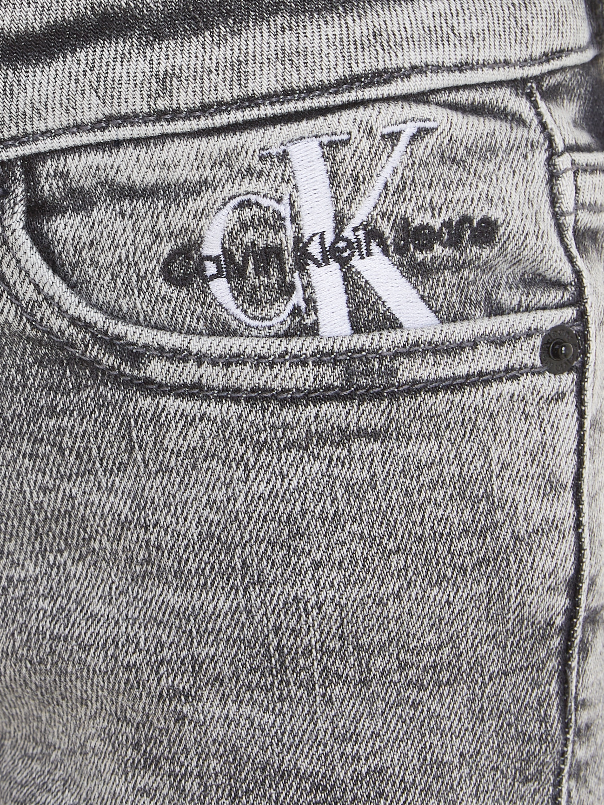 bei Klein WASHED »SKINNY ♕ Jeans GREY« Stretch-Jeans MR Calvin