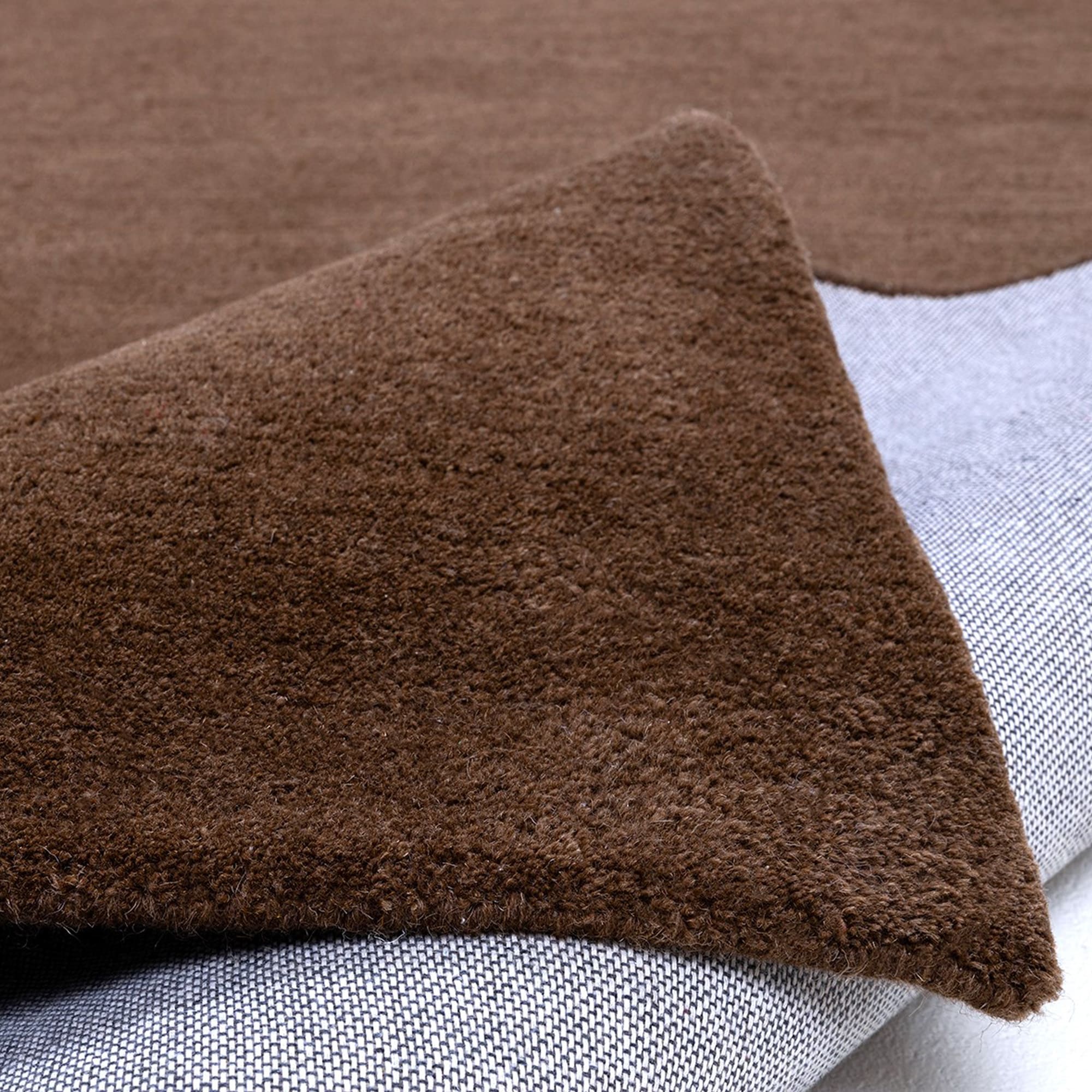 OTTO home Wollteppich »Gabbo Natur, Handgefertigt, Teppich, reine Wolle, meliert« rechteckig 14 mm Höhe reine Wolle, Uni, Wohnzimmer, Schlafzimmer, Esszimmer