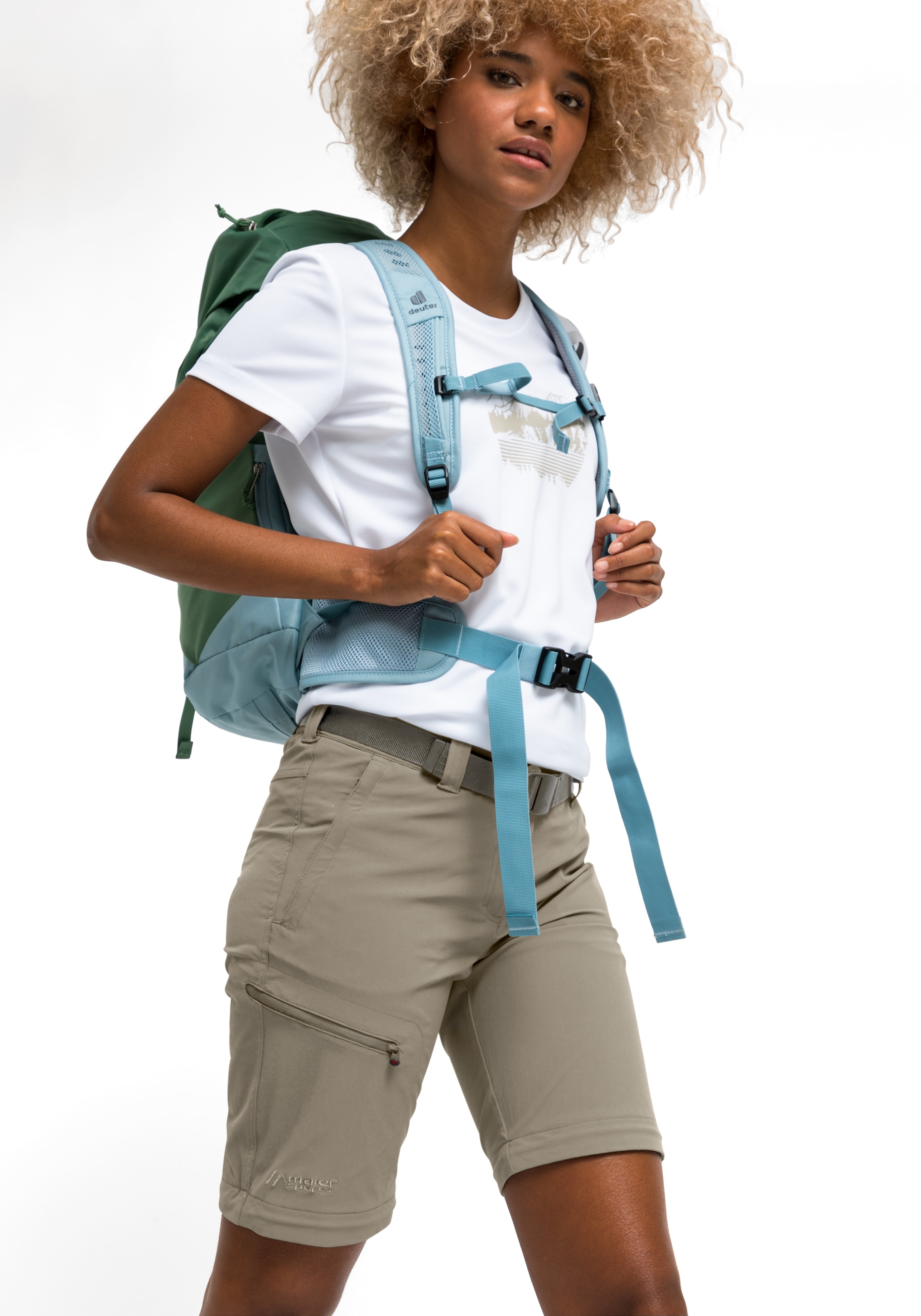 Maier Sports Funktionshose »Nata«, Damen Wanderhose, zipp-off Outdoor-Hose, 3 Taschen, Regular Fit