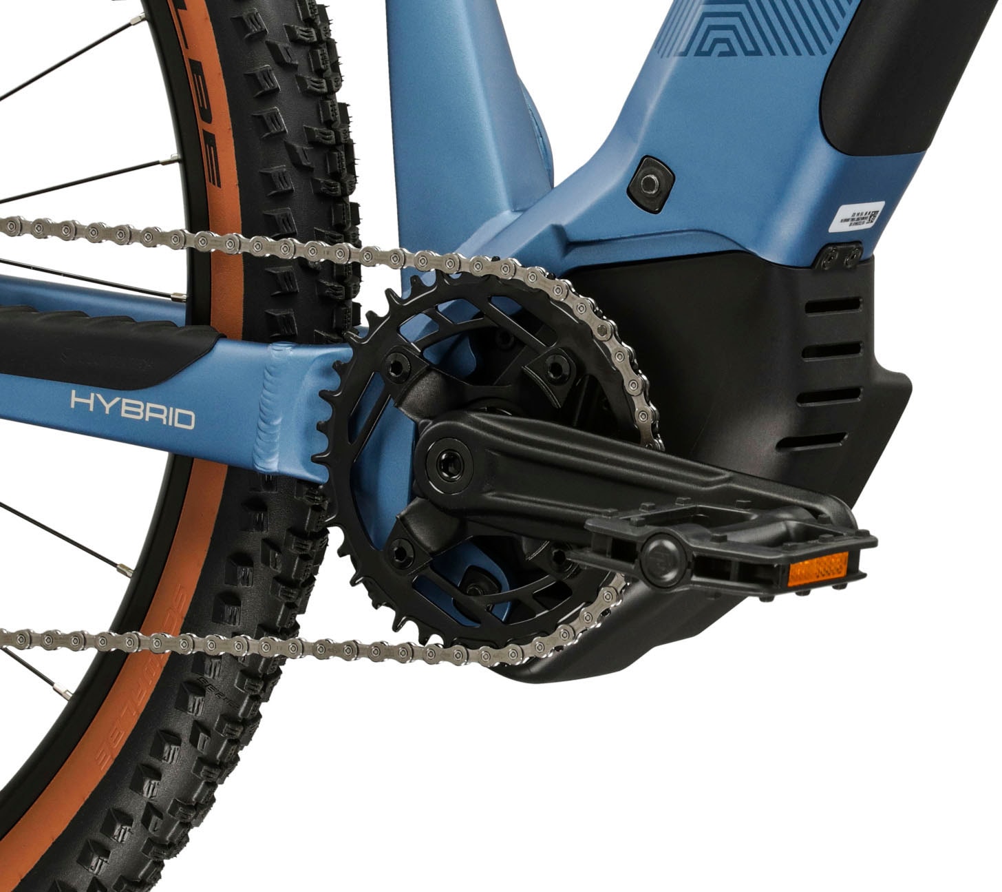 Kross »Influx Hybrid 2.0 16,7Ah / 600 Wh 29 Zoll blau 9 Gänge 2026« 9 Gang Shimano CUES U4000 Schaltwerk Kettenschaltung Mittelmotor 250 W