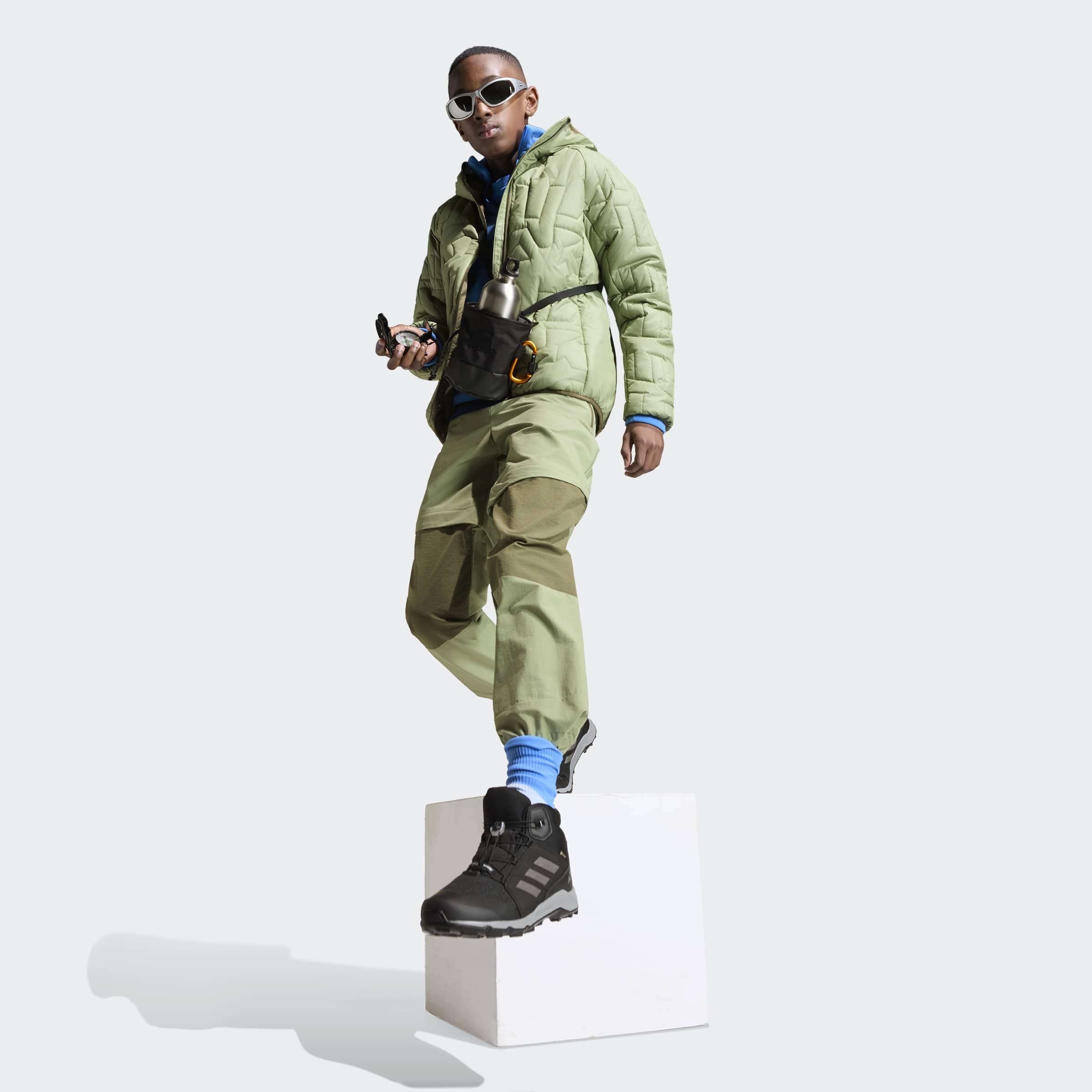 adidas TERREX Outdoorjacke »KIDS XPERIOR CLIMAWARM GEFÜTTERTE« für Kinder, mit durchgehendem Reißverschluss, aus Ripstop-Material