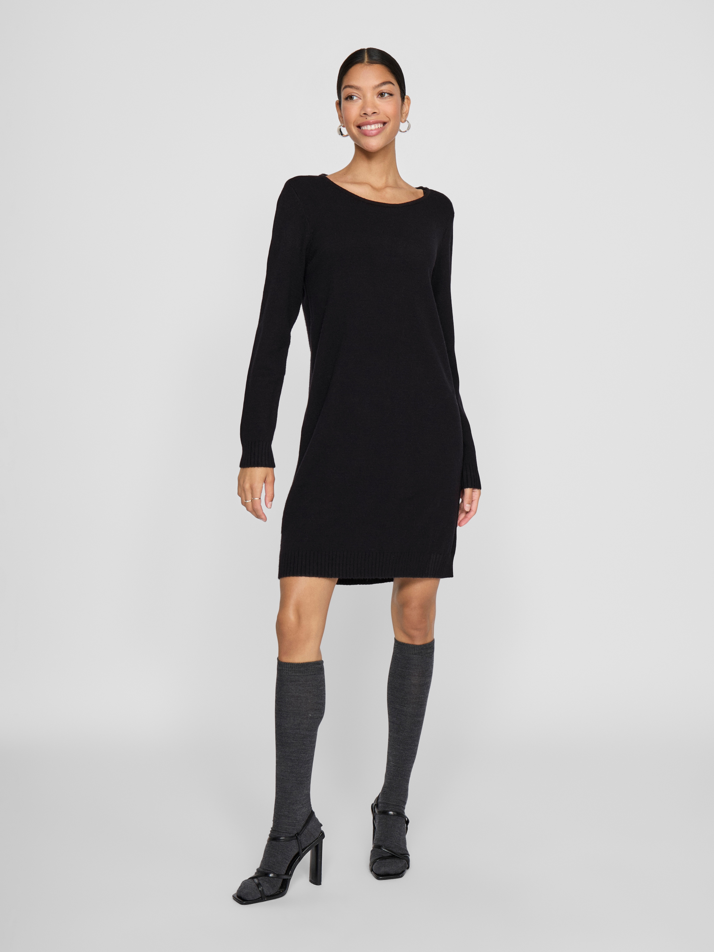 Vila Strickkleid »VIRIL KNIT DRESS« trageangenehme Viskosemischung