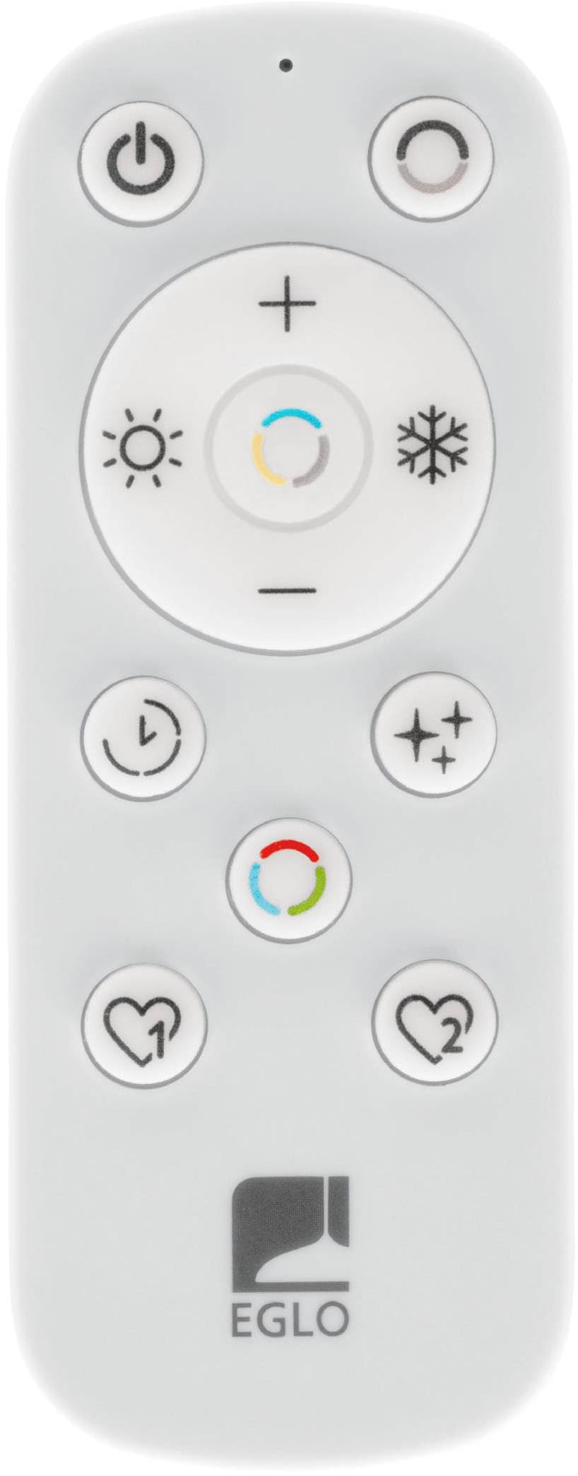 EGLO Deckenleuchte »Rovito-R Deckenlampe, Deckenbeleuchtung, Badlampe, Kunststoff, IP44« LED-Modul 1 Stk. Kaltweiß | Neutralweiß | Warmweiß Wand-/Deckenleuchte - H3 x Ø38,9 cm - schwarz - 18,5W inkl.