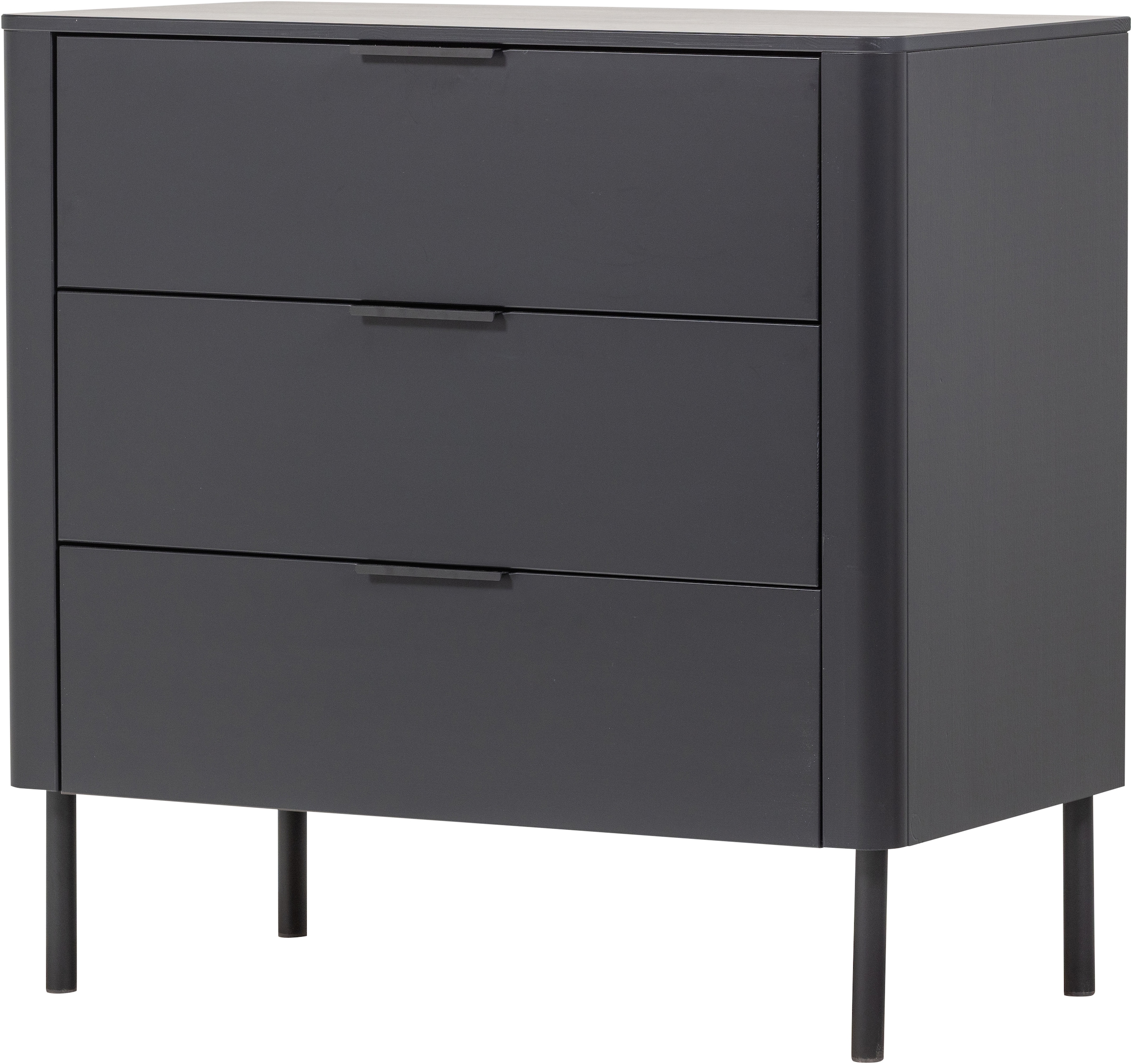 WOOOD Sideboard »Gunnar FSC®-Mix Massivkiefer mit Dämpfung Funktion, 94 x 52 x 93 cm« Tragkraft 15 kg pro Schublade, einfach zu montieren,sichtbare Maserung