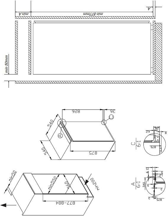 Amica Einbaukühlschrank »EVKS 16172«, 87,5 cm