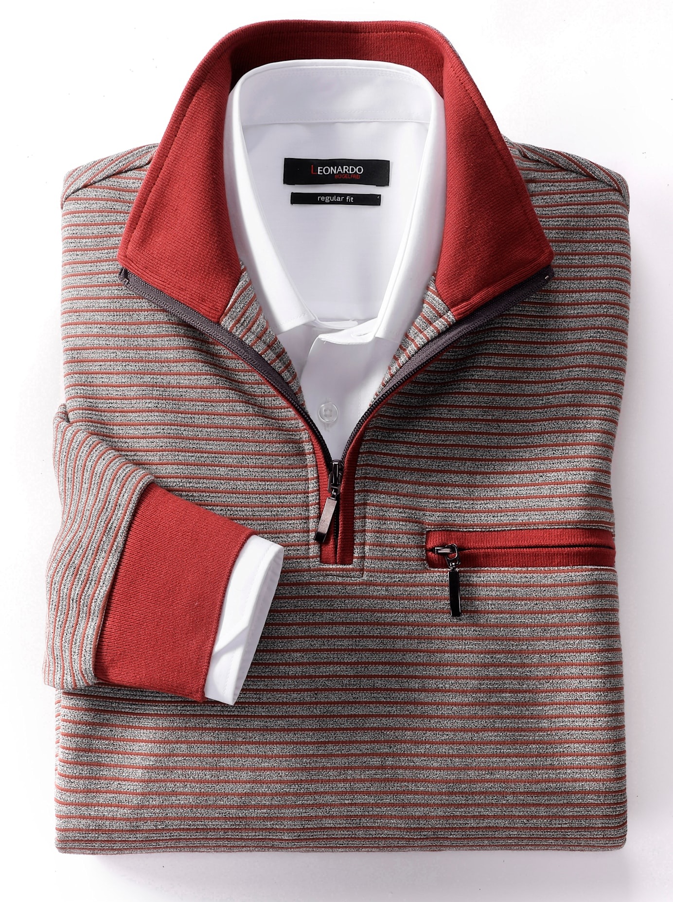 Marco Donati Poloshirt »Langarm-Shirt«, (1 tlg.)