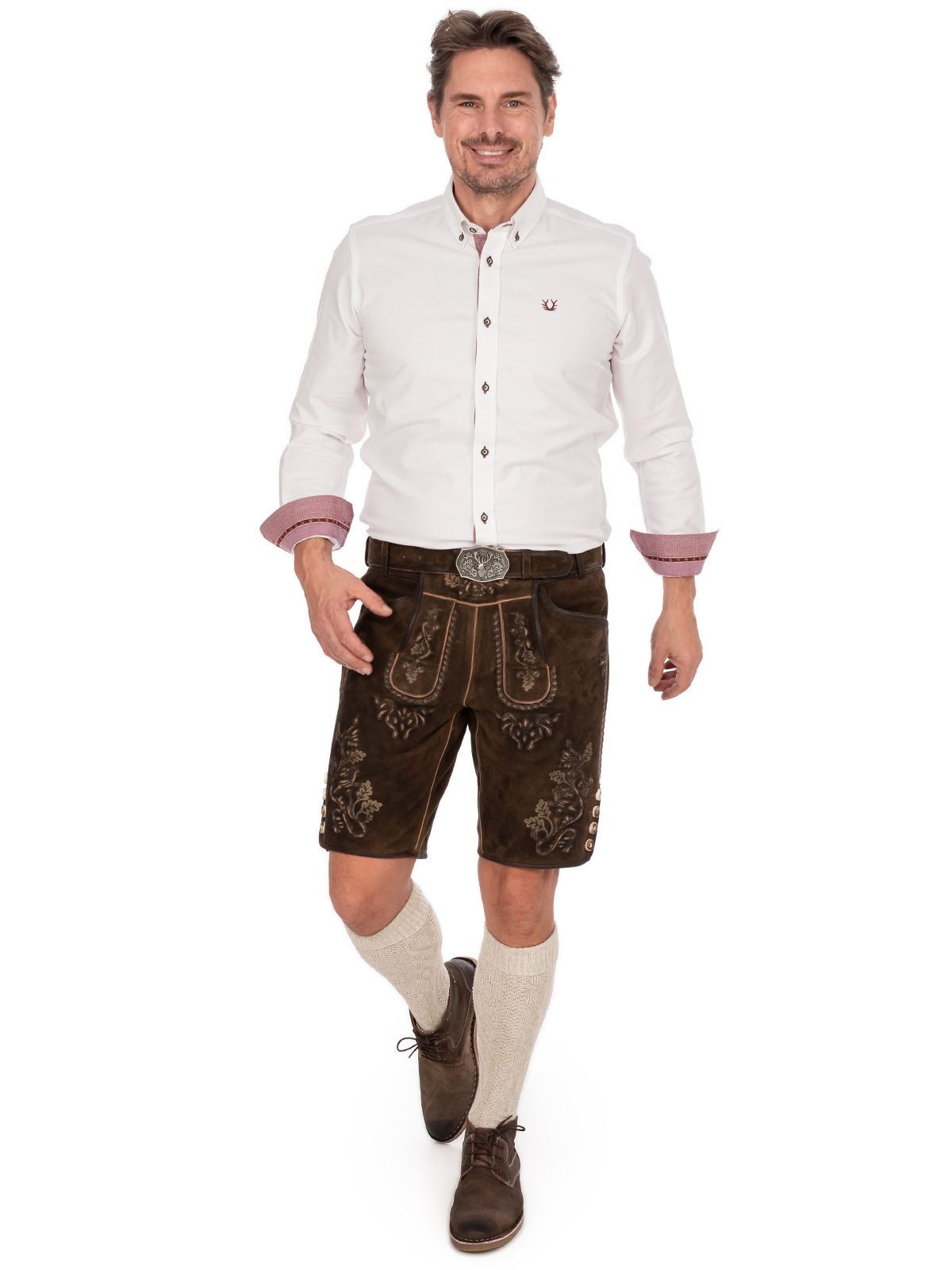 Country Maddox Lederhose »Lederhose WALDKREUZ«