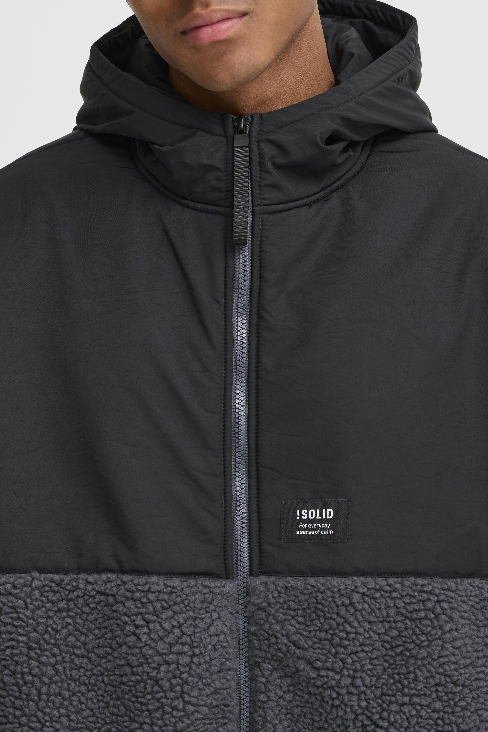 !Solid Fellimitatjacke »Fellimitatjacke SDMark«