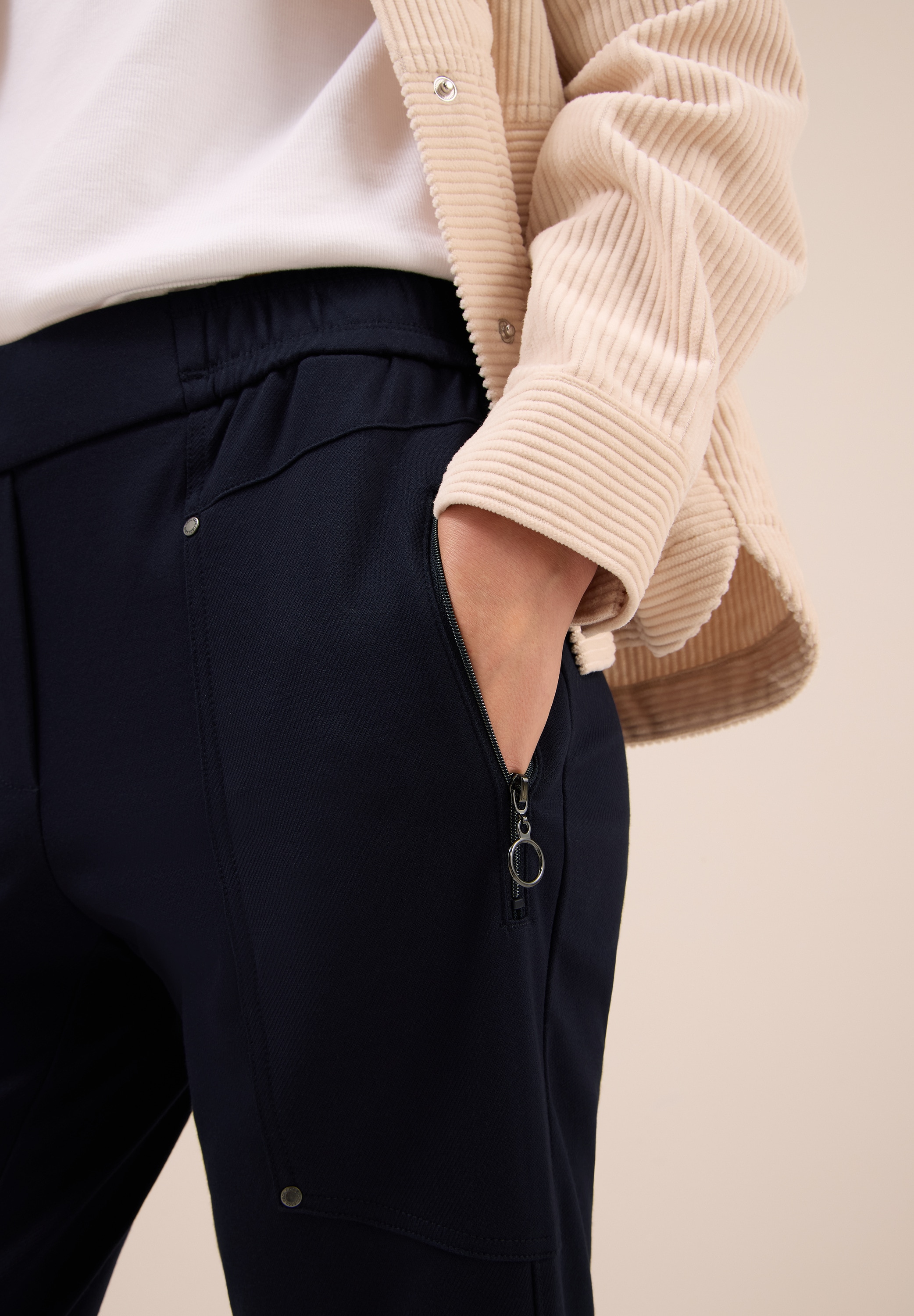 Cecil Schlupfhose »Style Tracey«, Mid Waist, Slim Legs