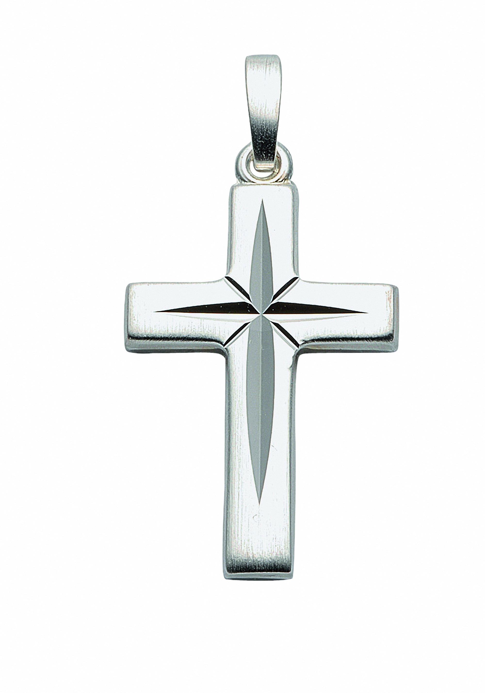Adelia´s Kreuzkette »Adelia's Halskette - Kreuzkette mit Kreuz Anhänger aus 925 Silber Halskette - Kreuzkette mit Kreuz Anhänger aus 925 Silber«