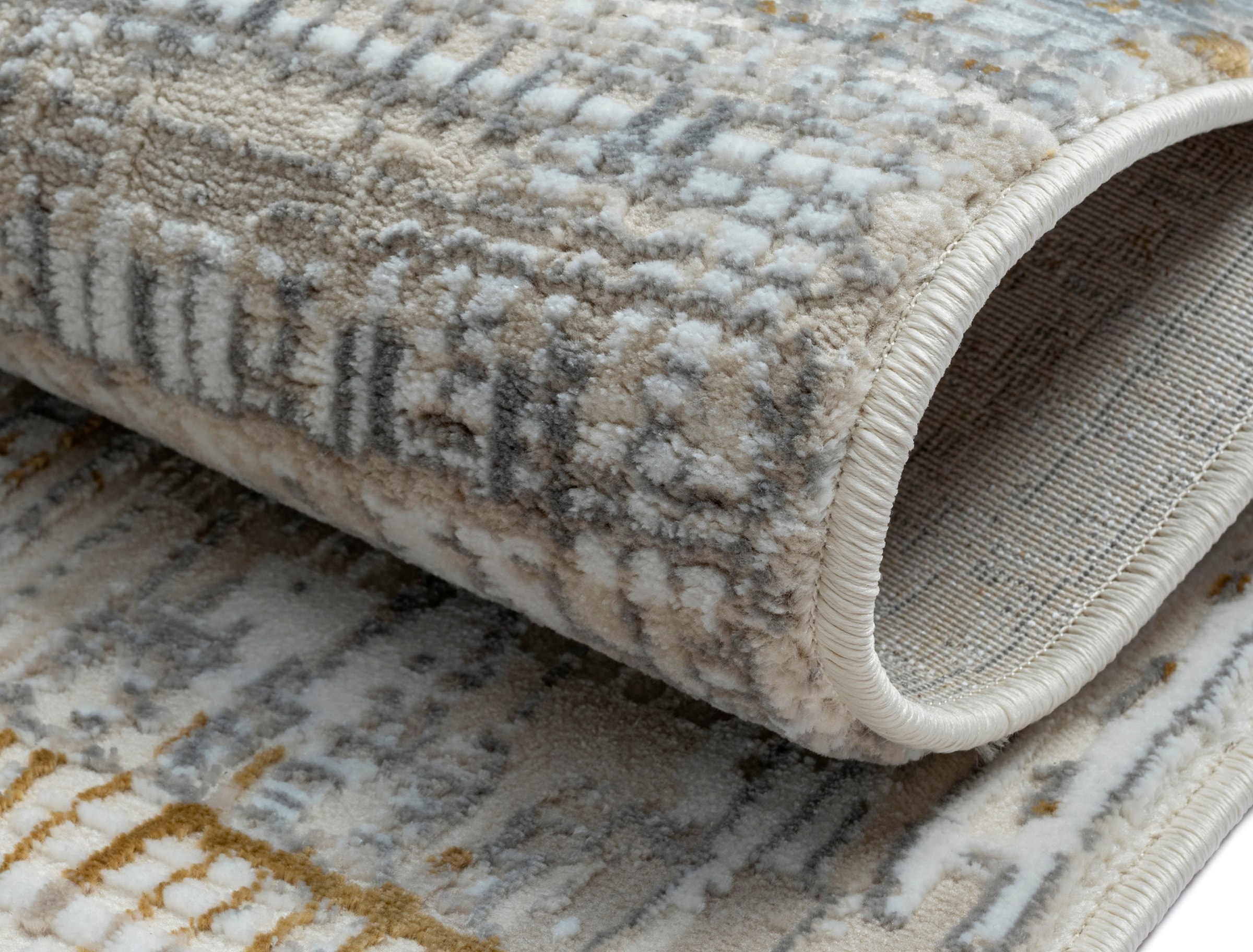 Myflair Möbel & Accessoires Teppich »My Taste«, rechteckig, 10 mm Höhe, Kurzflor, Retro-Design, besonders weich durch Microfaser, mit Fransen