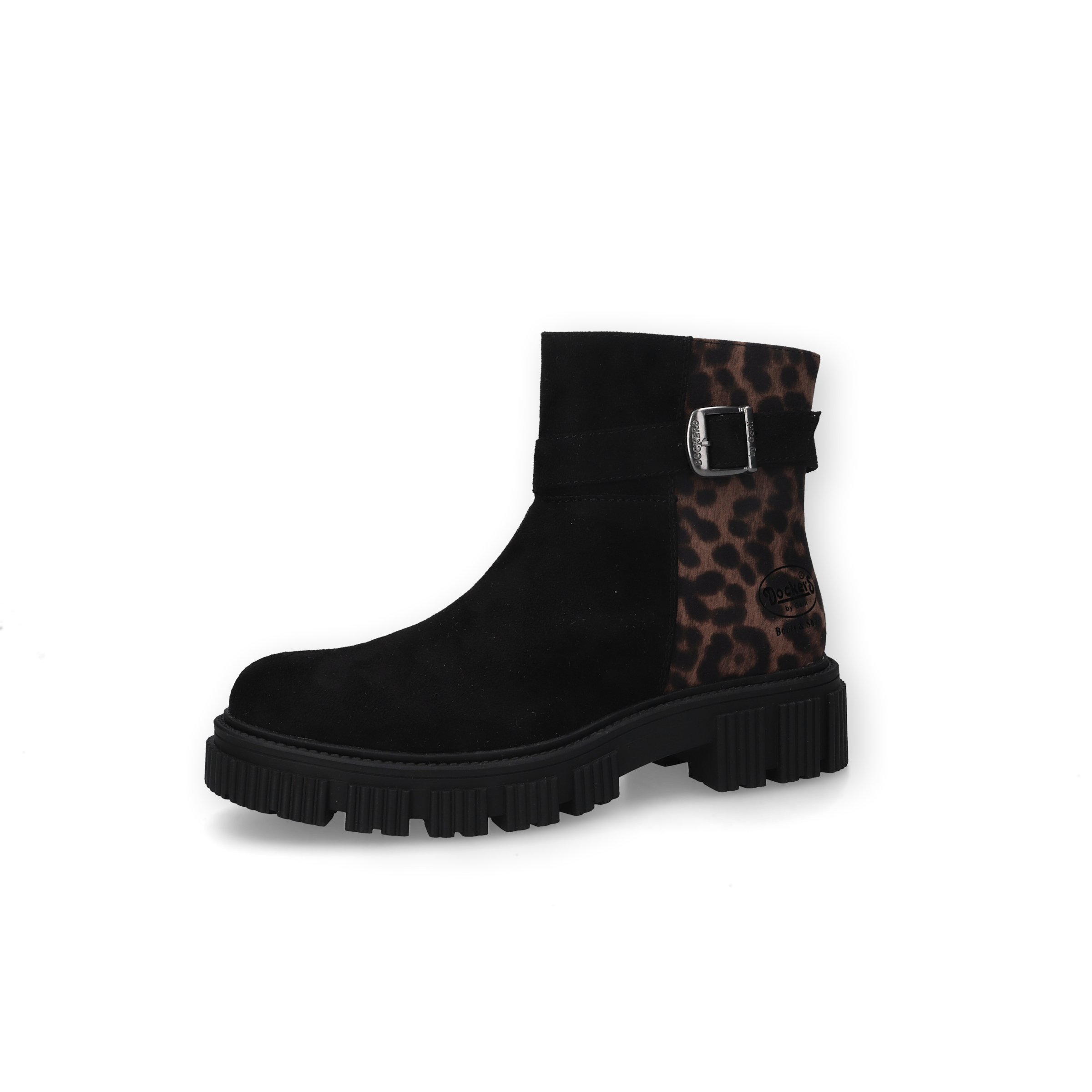 Dockers by Gerli Bikerboots  Stiefelette, Boots mit aktuellem Leo-Print