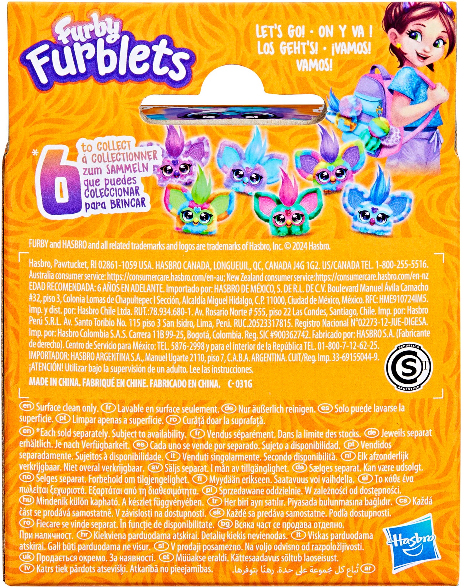 Hasbro Plüschfigur »Furby, Furblets Luv-Lee«, mit Sound