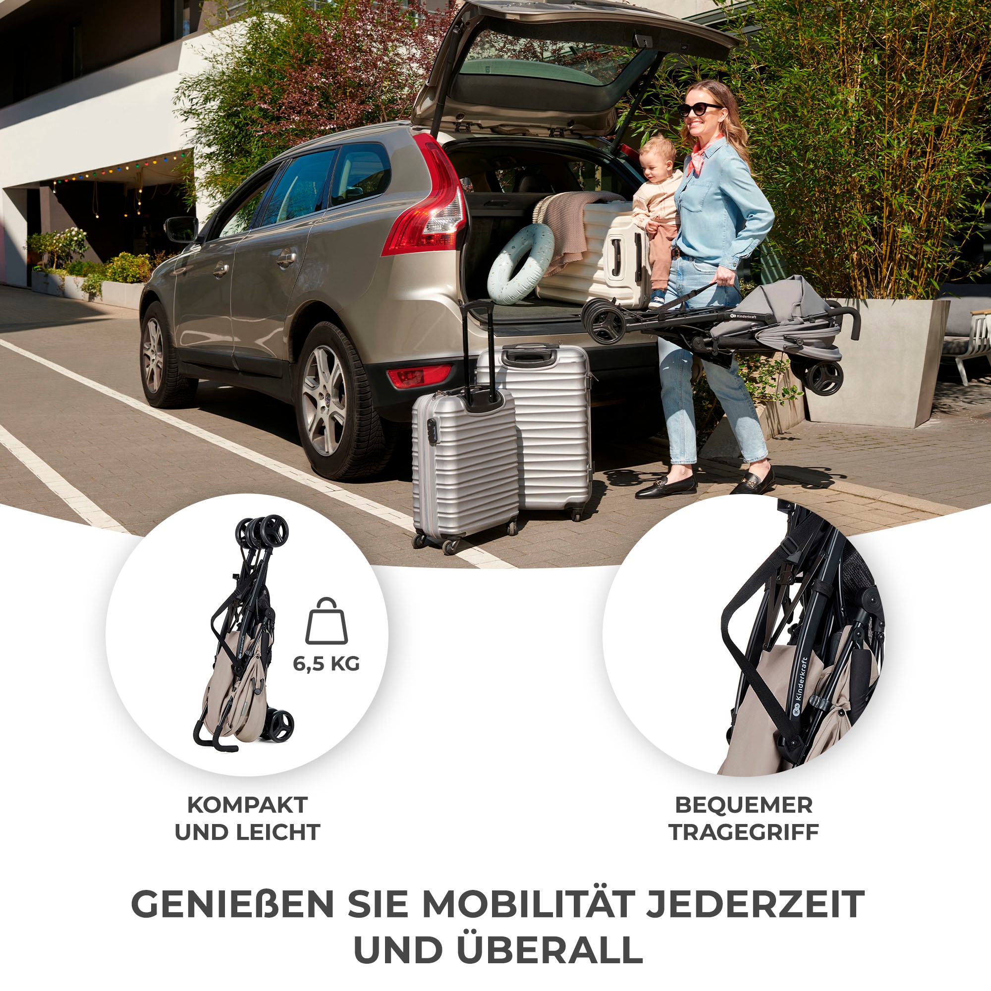 Kinderkraft Kinder-Buggy »TIK«, 15 kg