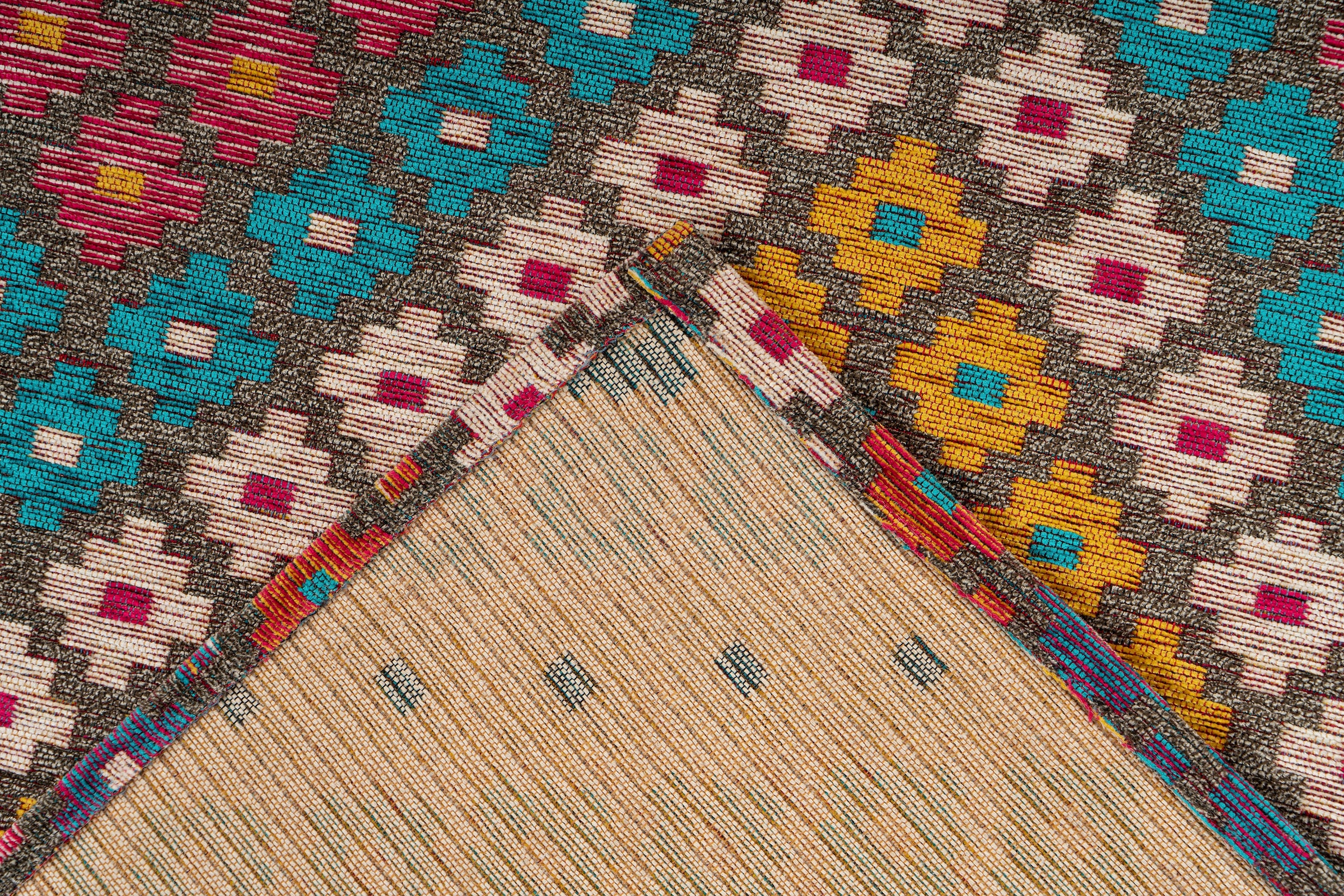 Padiro Teppich »Primavera 225« rechteckig 5 mm Höhe Flachgewebe